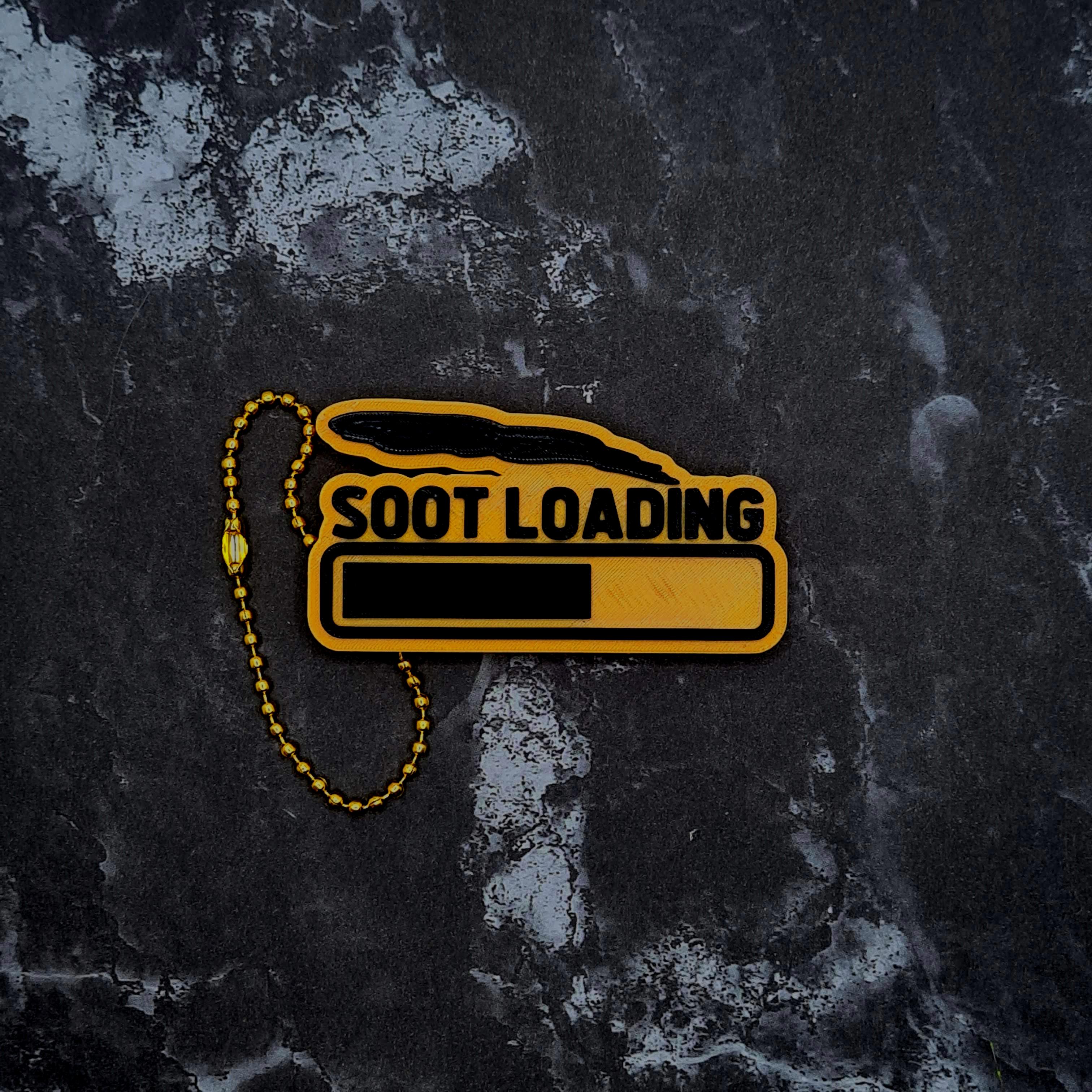 Soot Loading Keychain 3d model