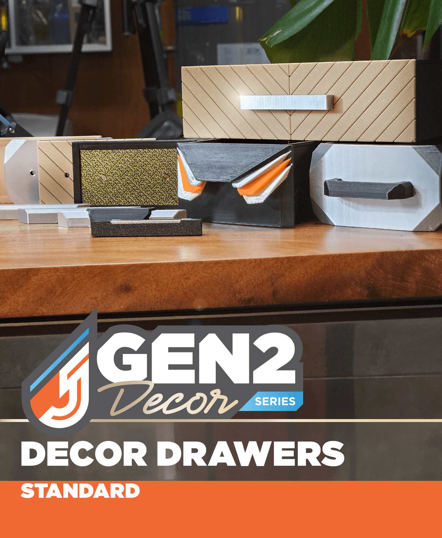 GEN2 Decor Drawers - STANDARD 3d model