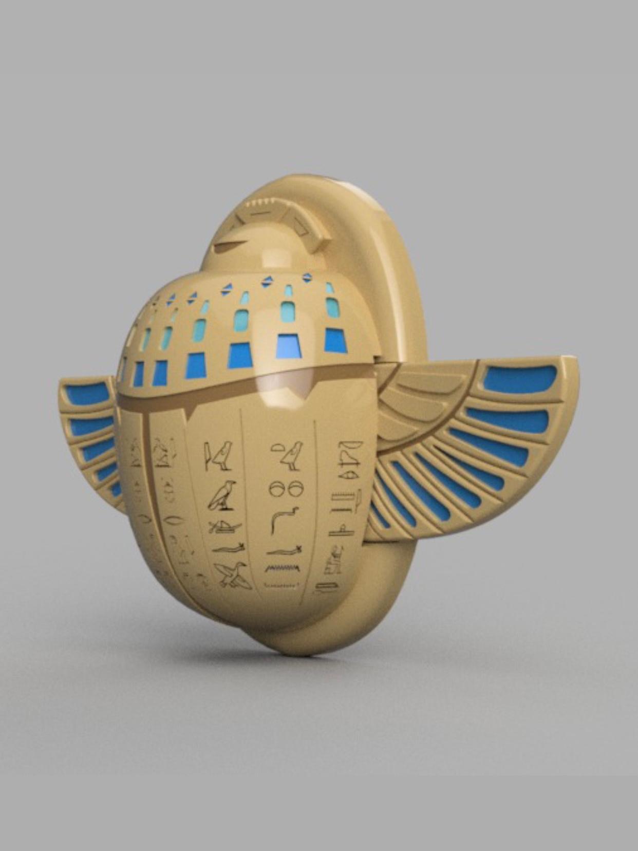 golden scarab - moon knight 3d model