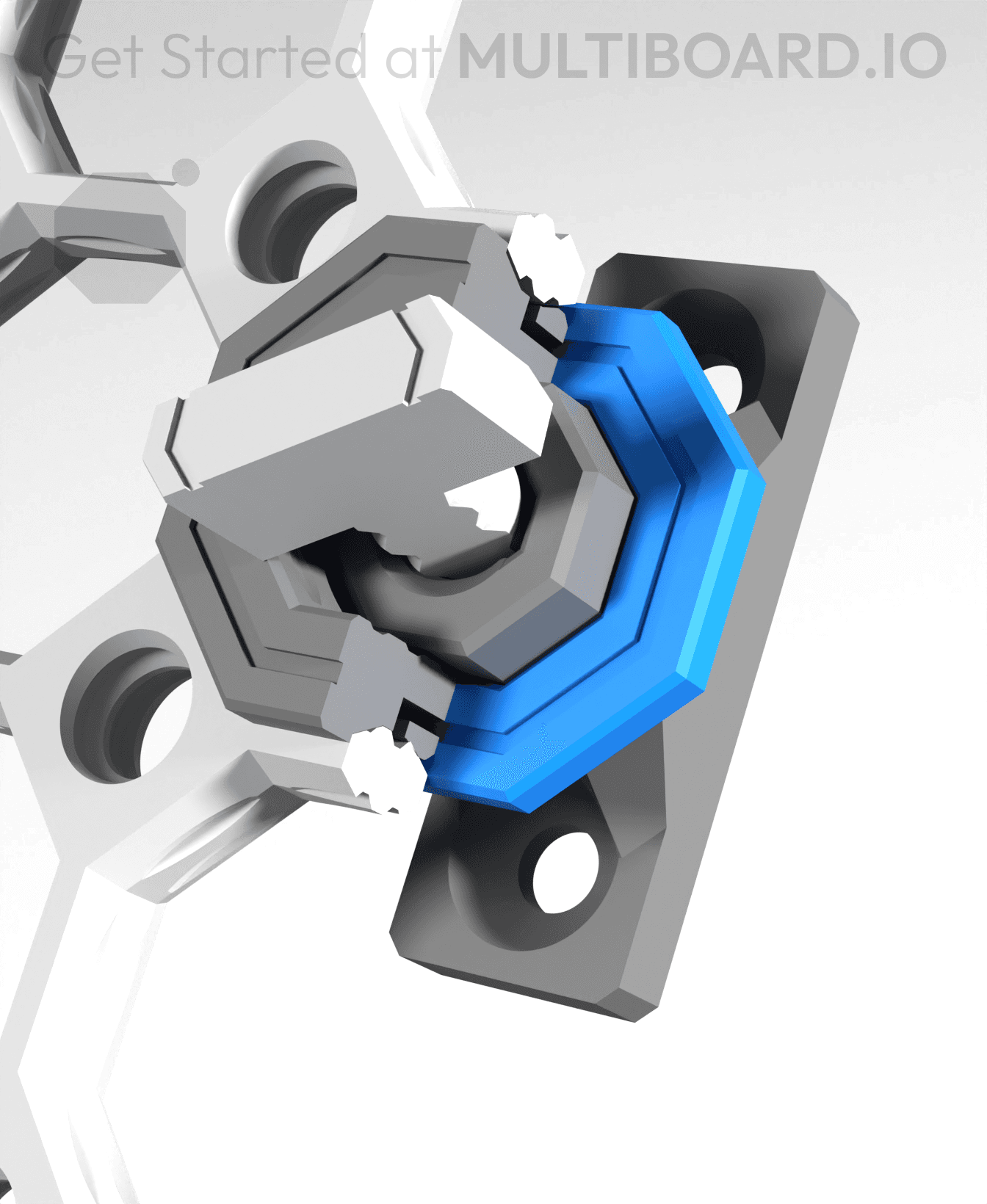 Bolt-Lock Mount Washer 3d model