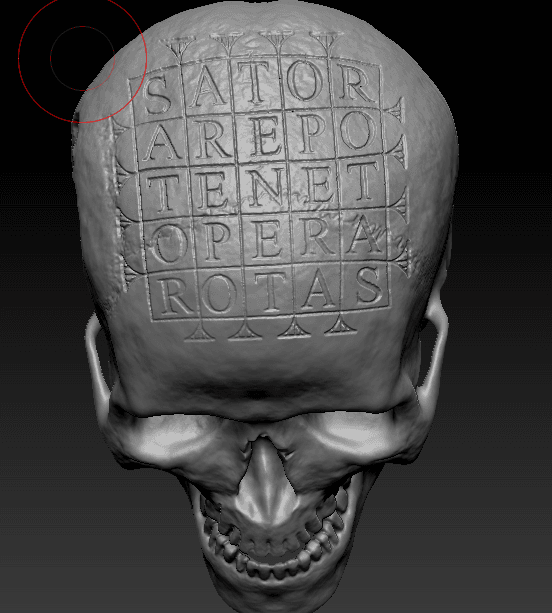 German Oath Skull 3d model