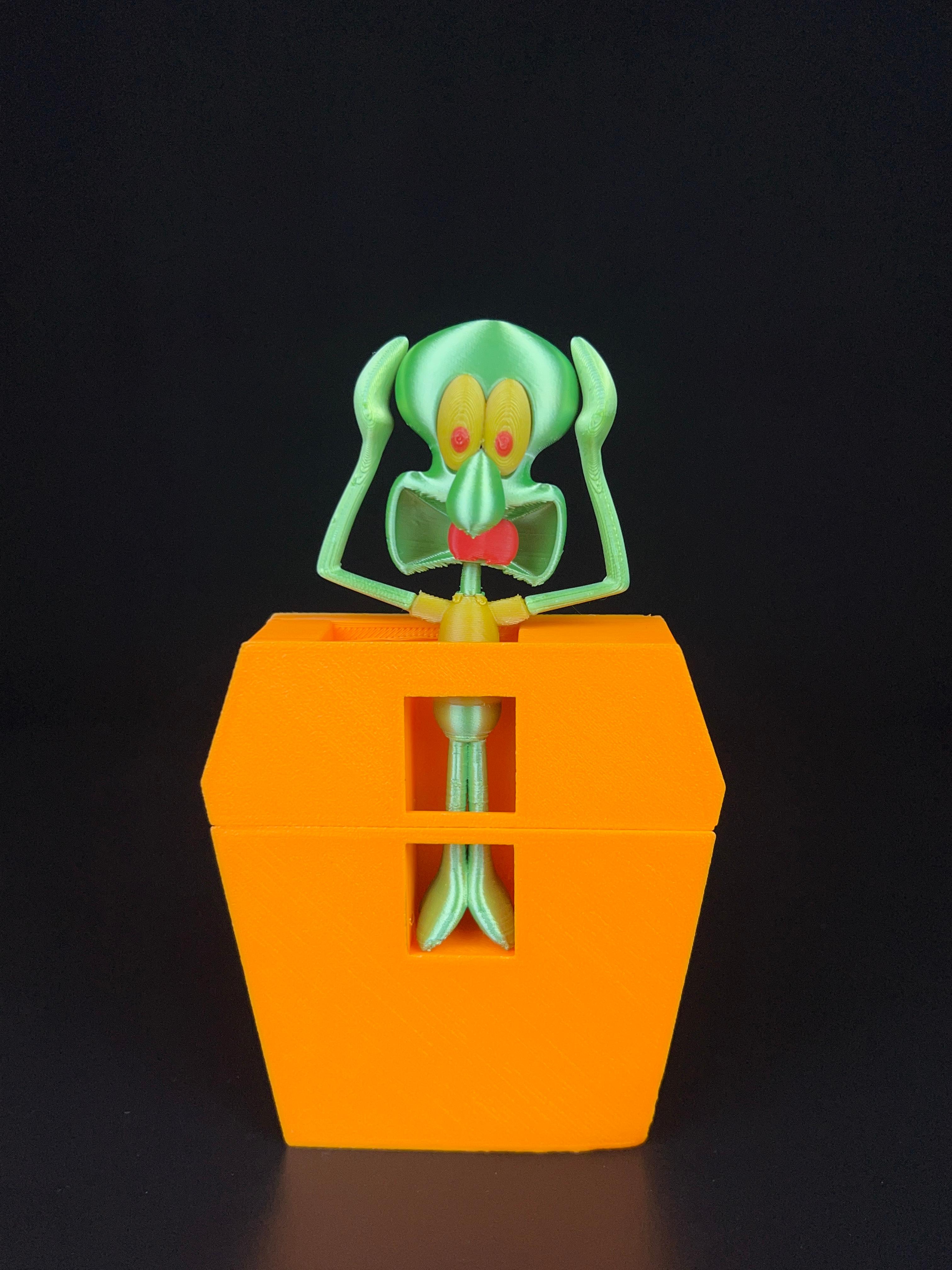 Squidward magic box 3d model