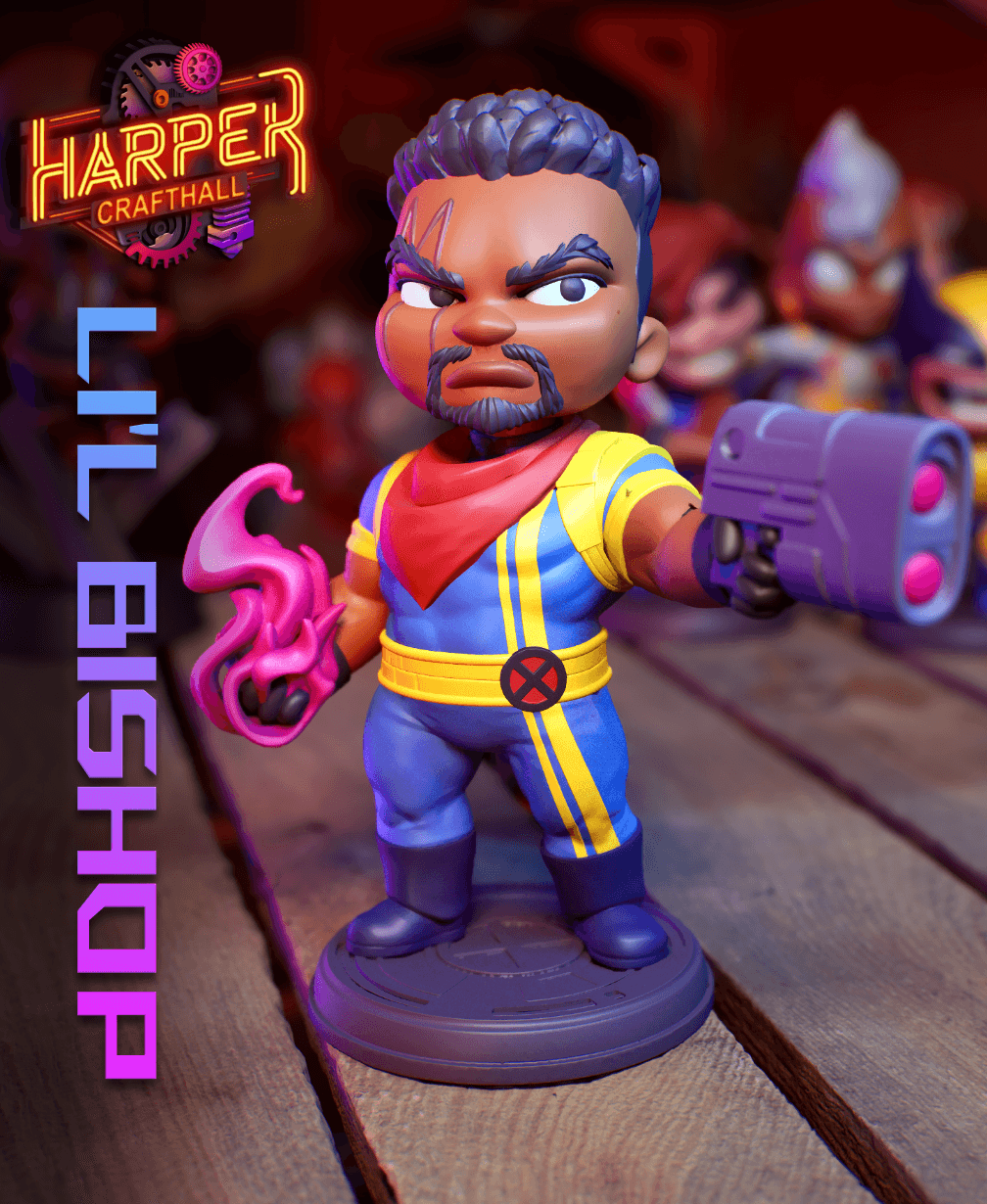 Li'l Bishop - XMen97 Collectable Figure 3d model