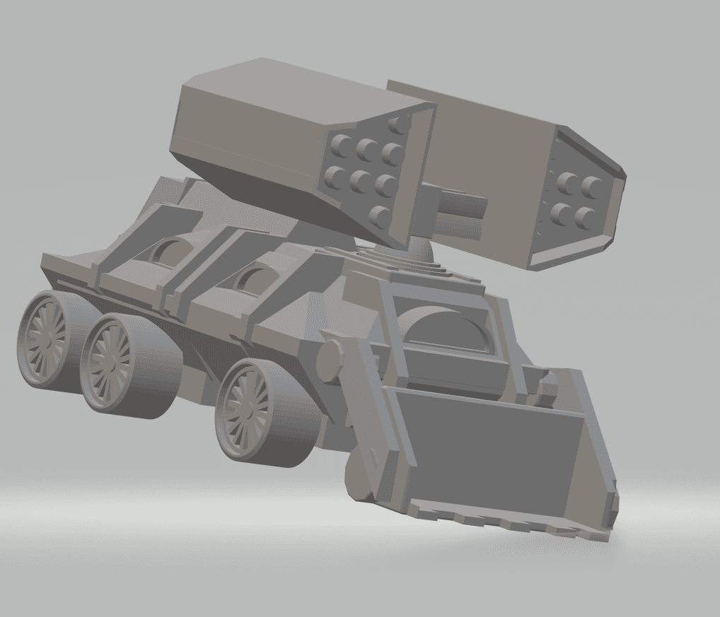 FHW: Diarr Wallbreaker with Mining rockets (BoD) 3d model