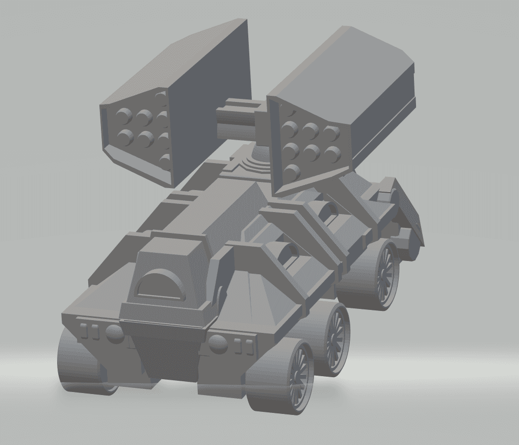 FHW: Diarr Wallbreaker with Mining rockets (BoD) 3d model