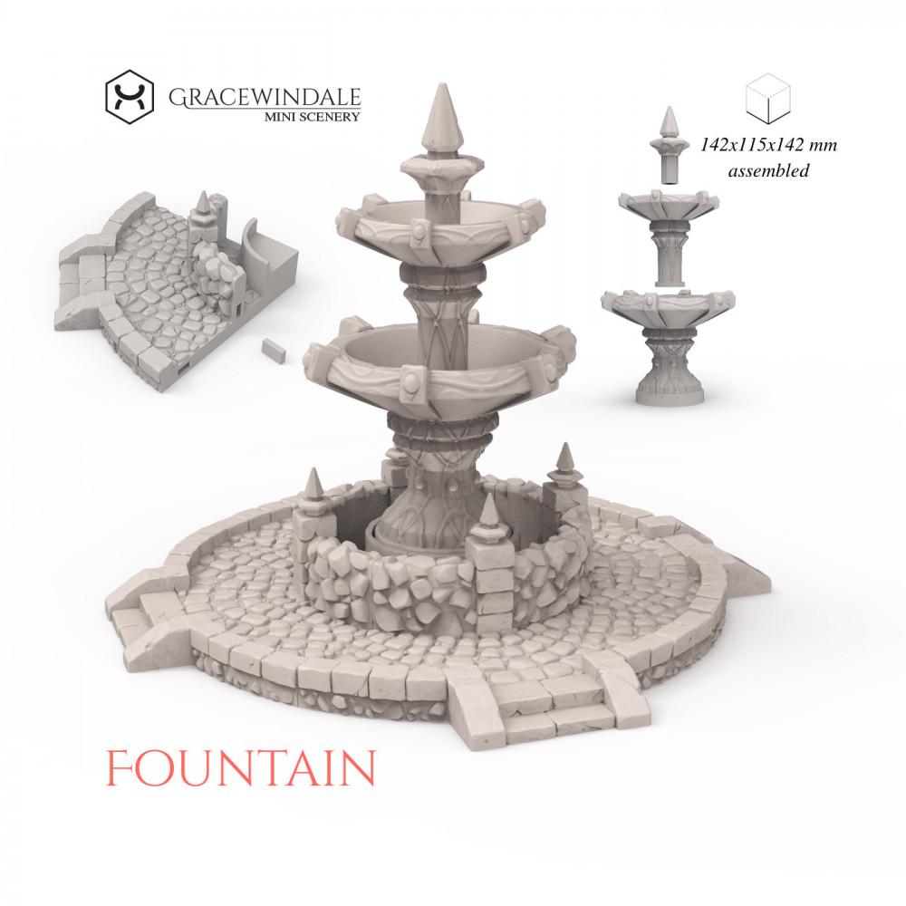 Fountain 3d model