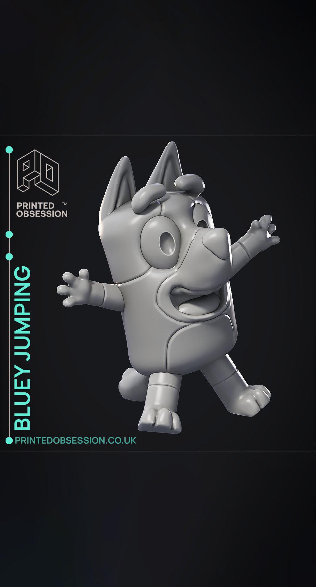 Bluey -Jump - Fan Art 3d model