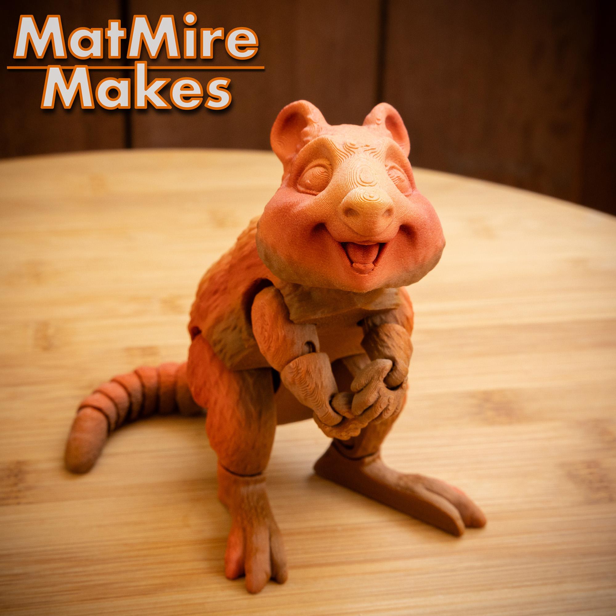 Quokka - Articulated Figure 3d model