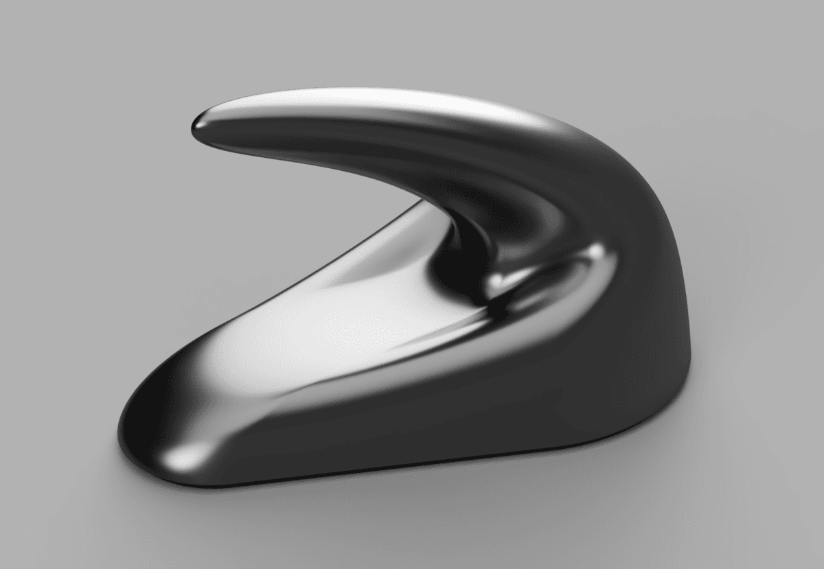 Key hanger hook for wall 3d model