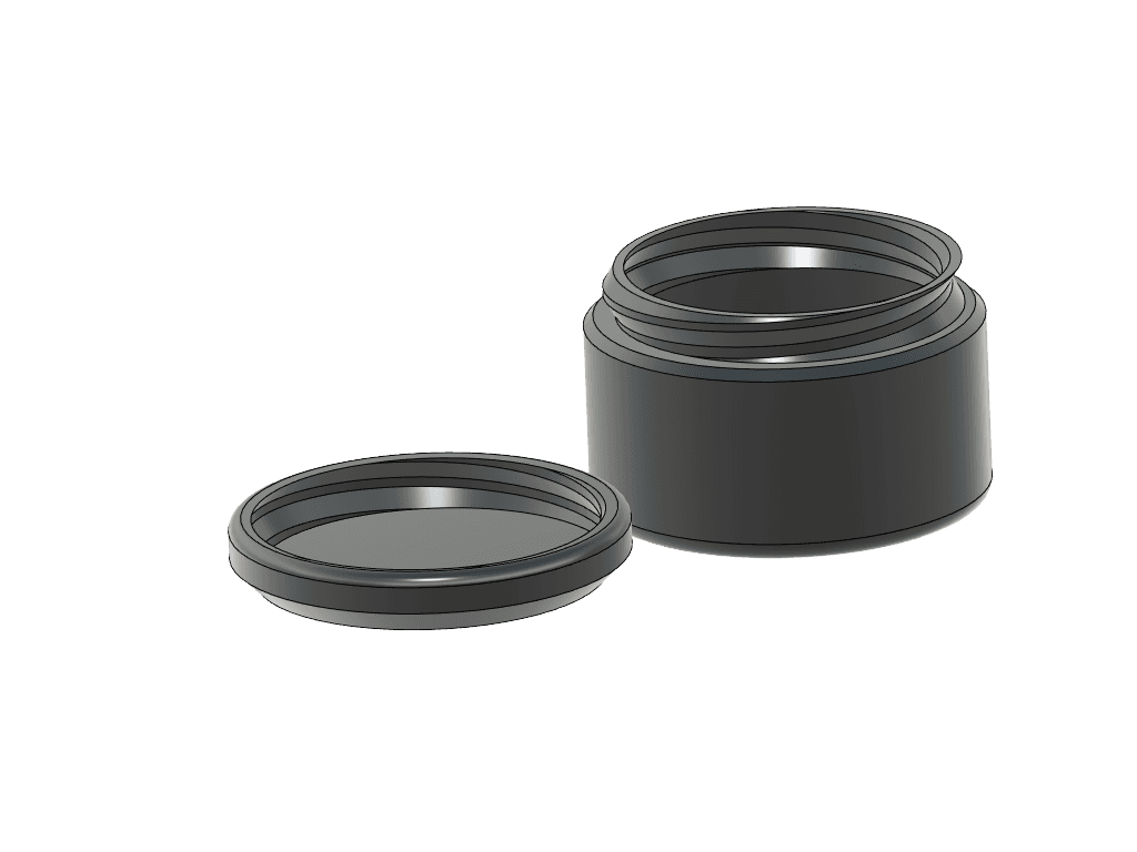 Screw cap jar  3d model