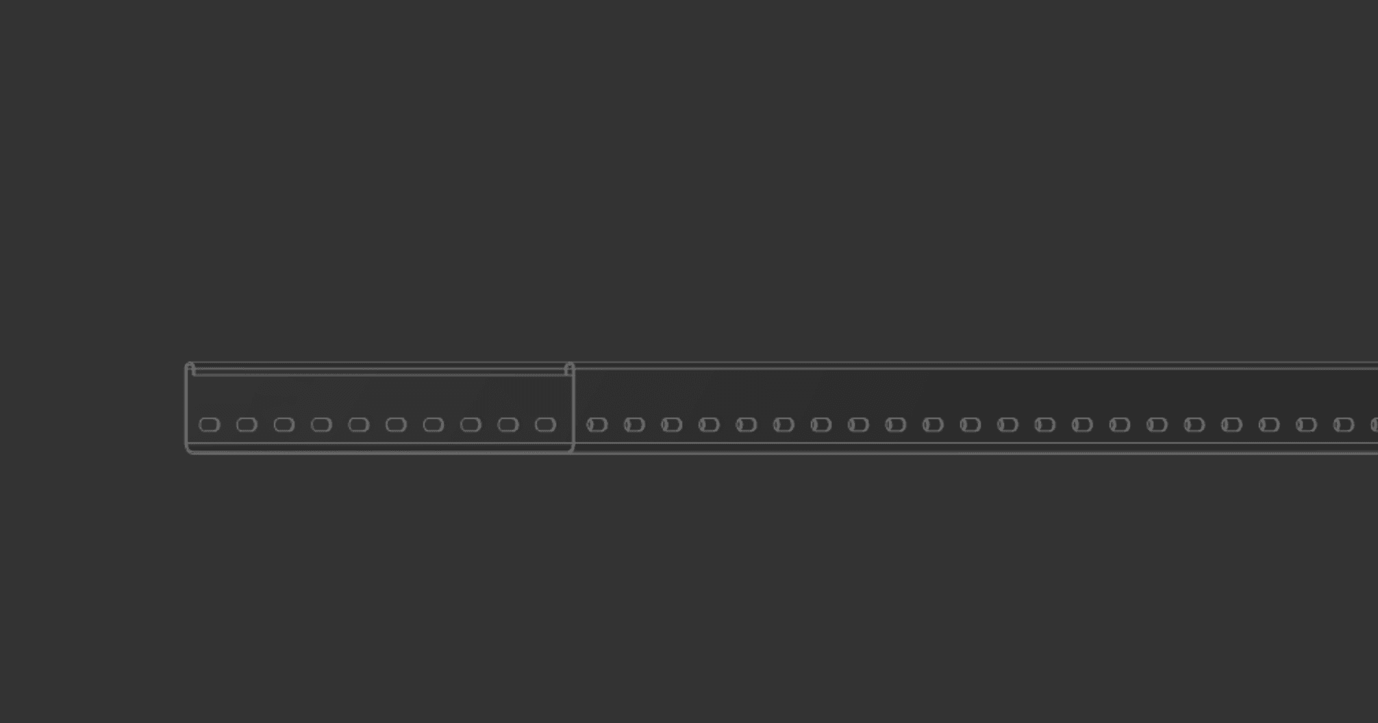 Cable Tray 300mm x 3000mm TYPE2 3d model