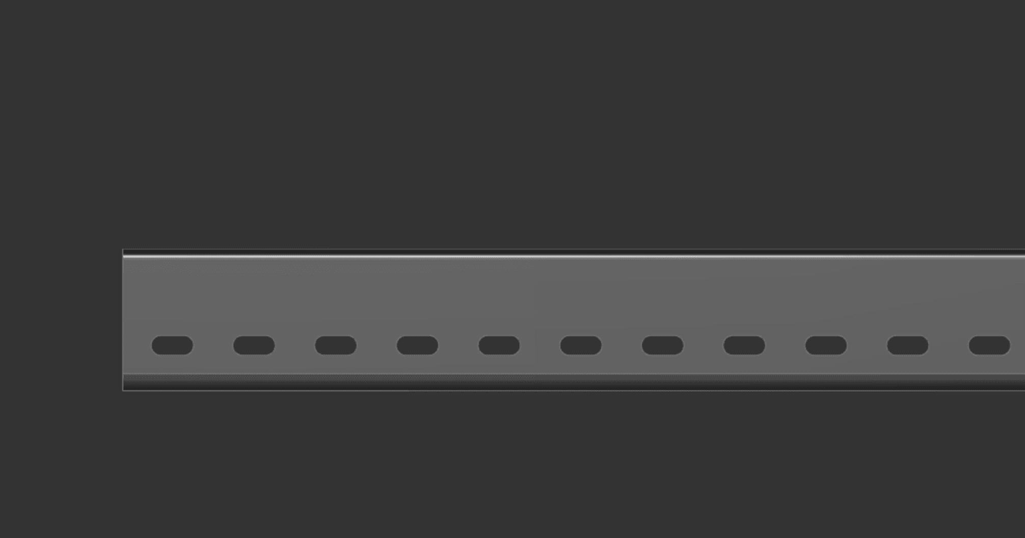 Cable Tray 300mm x 3000mm TYPE2 3d model