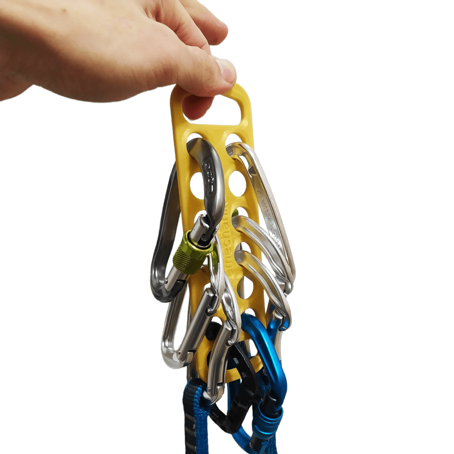 Rock climbing gear organizer for Carabiners friends 3d model