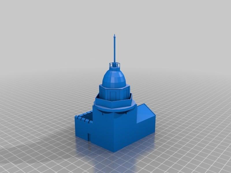 Maiden's Tower (Bosphorus) 3d model