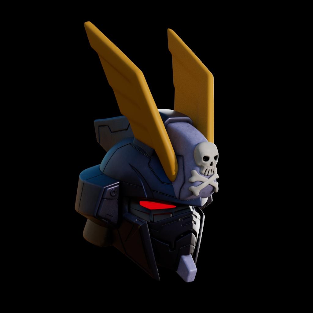 Gundam Crossbone Helmet 3d model