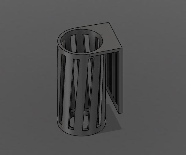 Dish brush holder 3d model