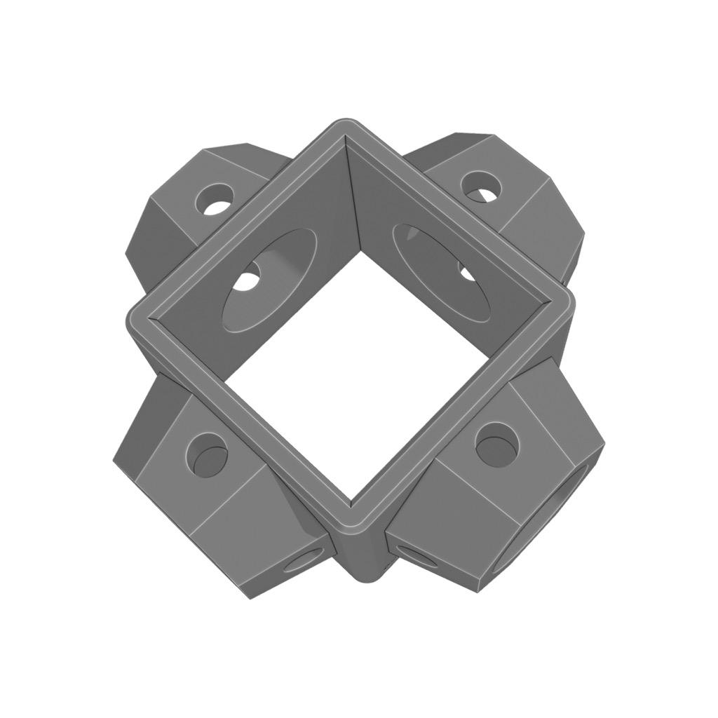 STEMFIE - Connectors - Beam - Through-Hole 3d model