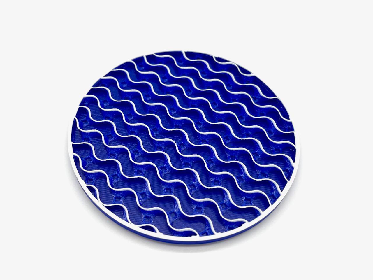 Wavy Coasters 3d model