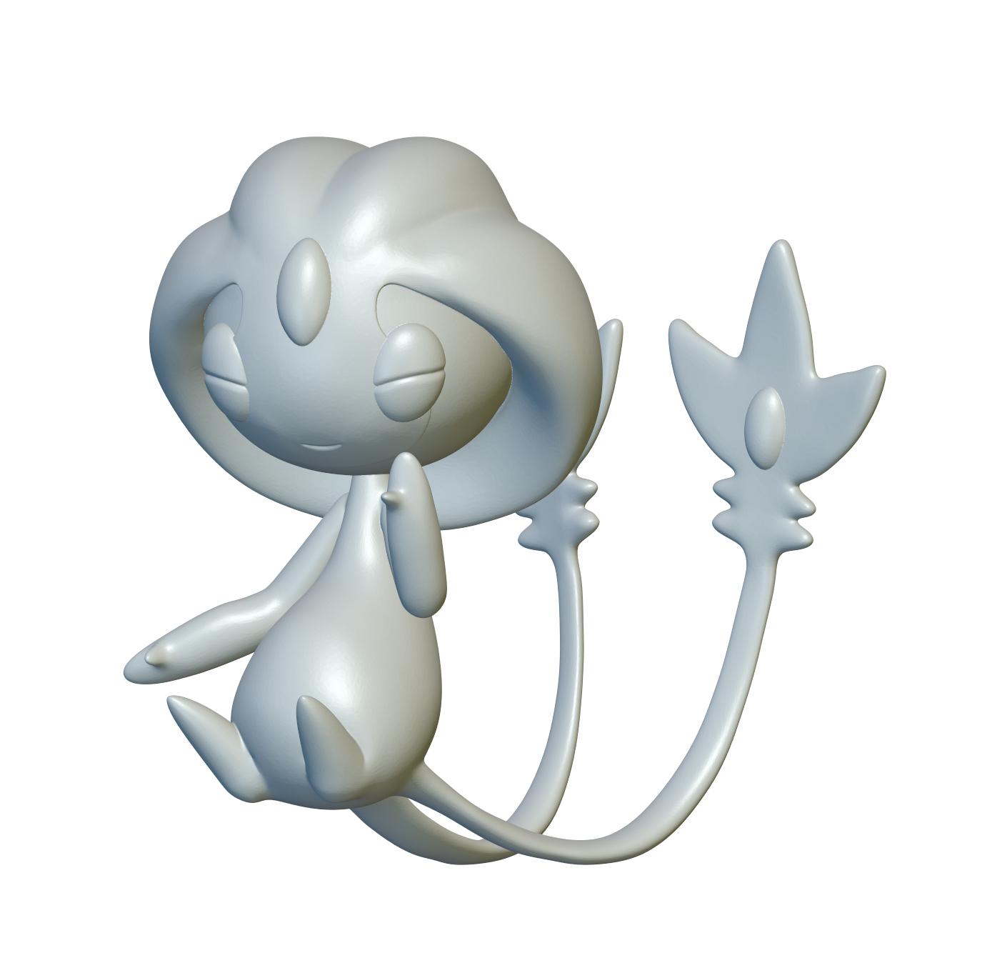 Pokemon Uxie #480 - Optimized for 3D Printing  3d model