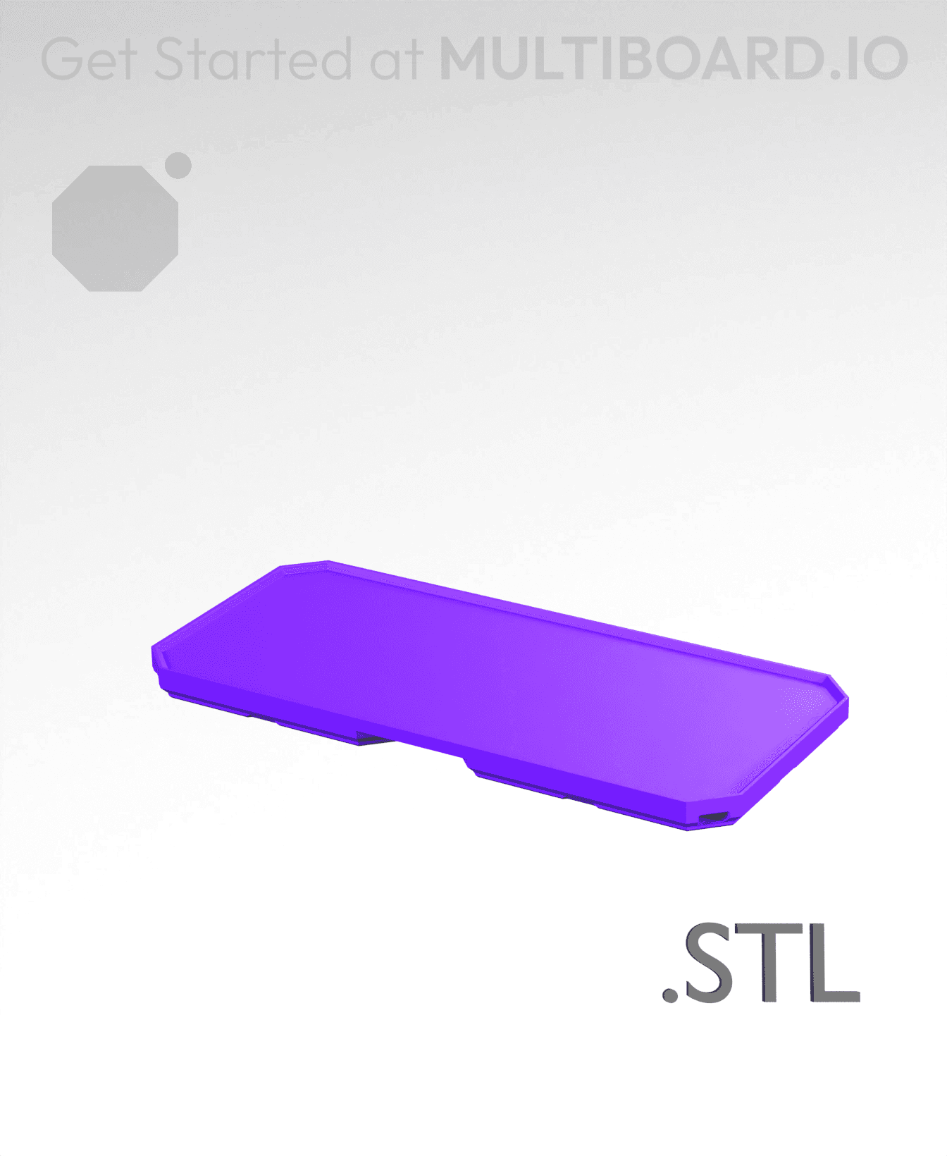 2x1x0·25 - Multibin Insert - STL Remixing File 3d model