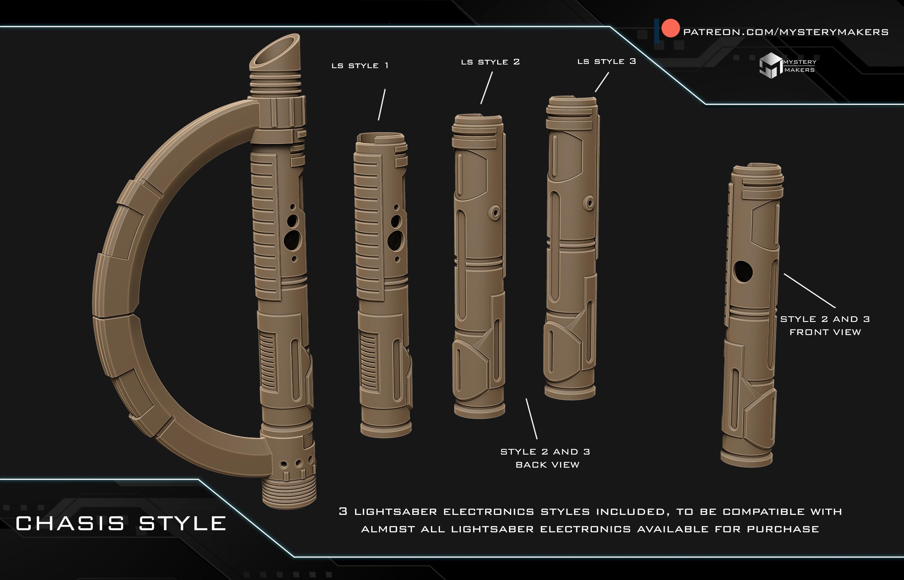 Starkiller Inquisitor lightsaber 3d model