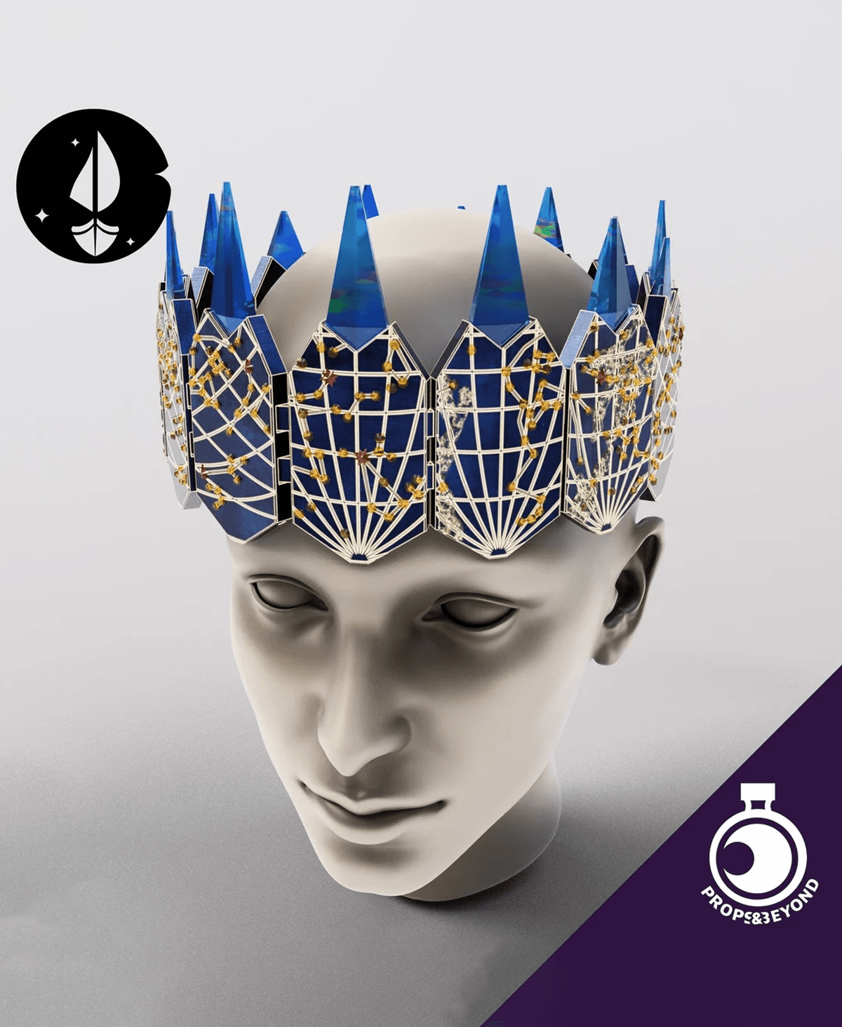 Crown of the Galaxies - Modular 3d model