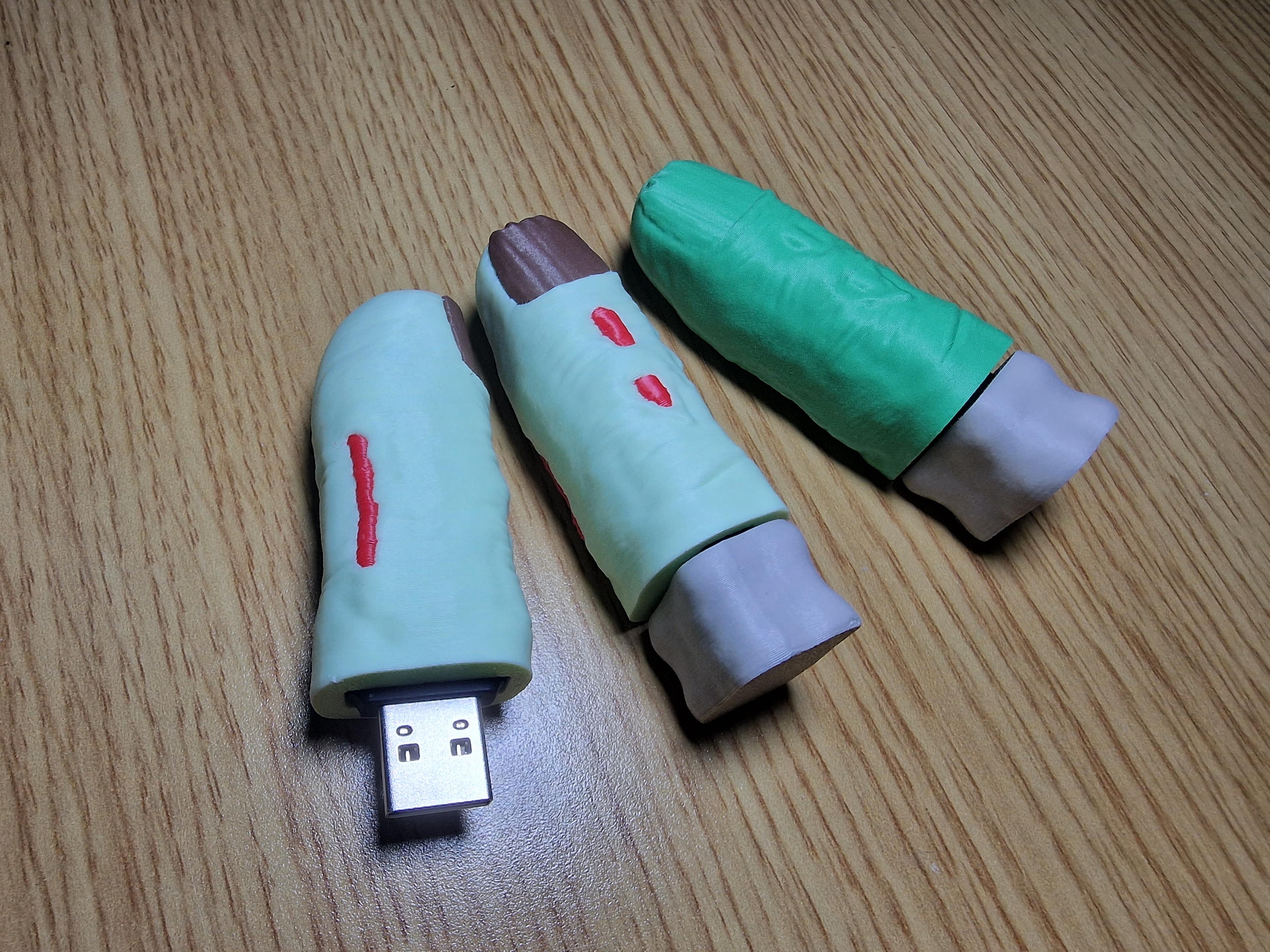 Zombie Thumb Drive  3d model