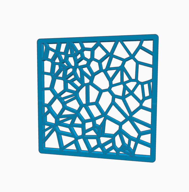 Voronoi Table Decor 1 .stl 3d model