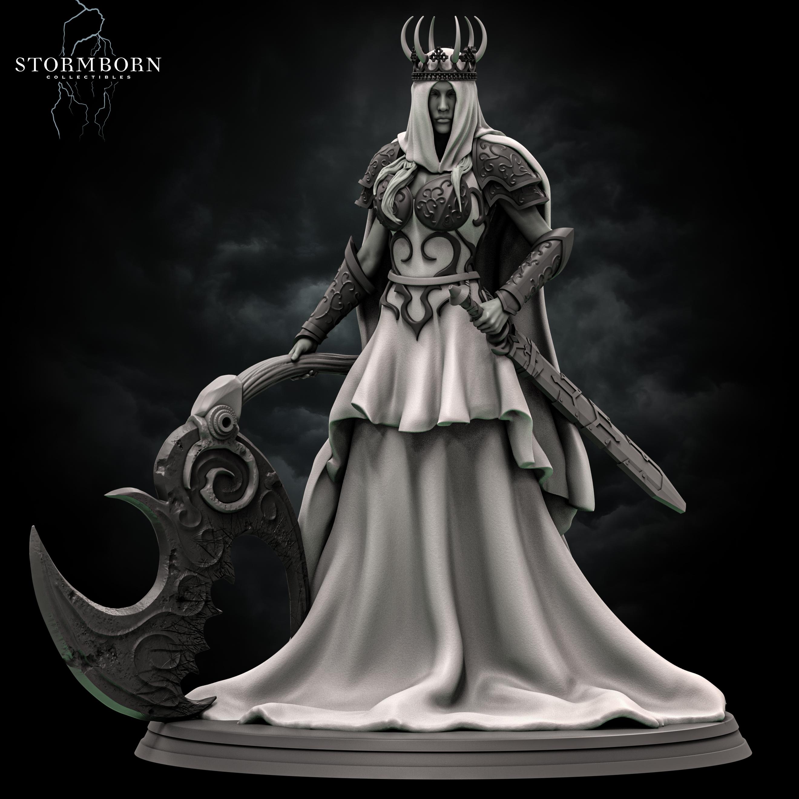 (75mm) Luna, Princess of Ash 3d model