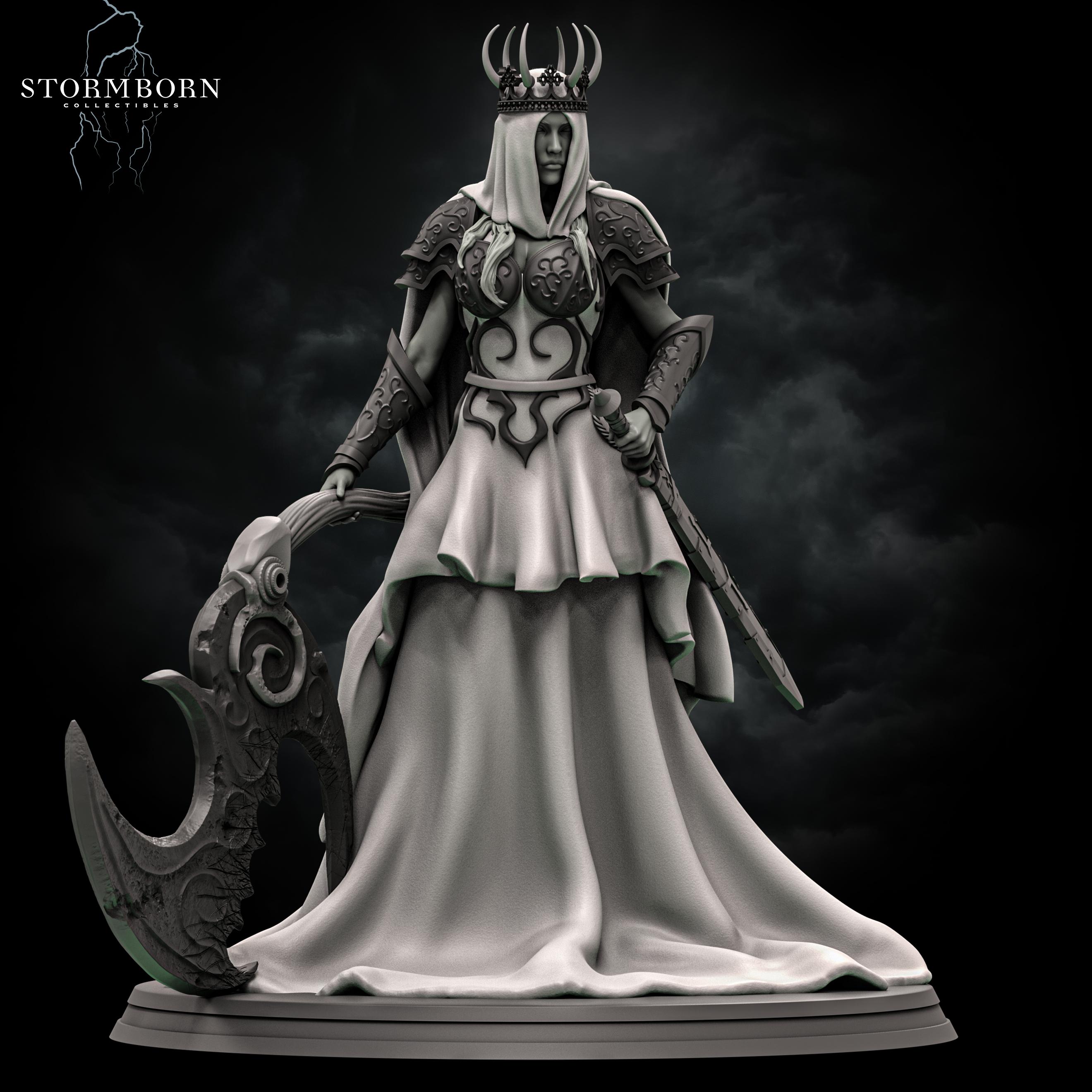 (75mm) Luna, Princess of Ash 3d model