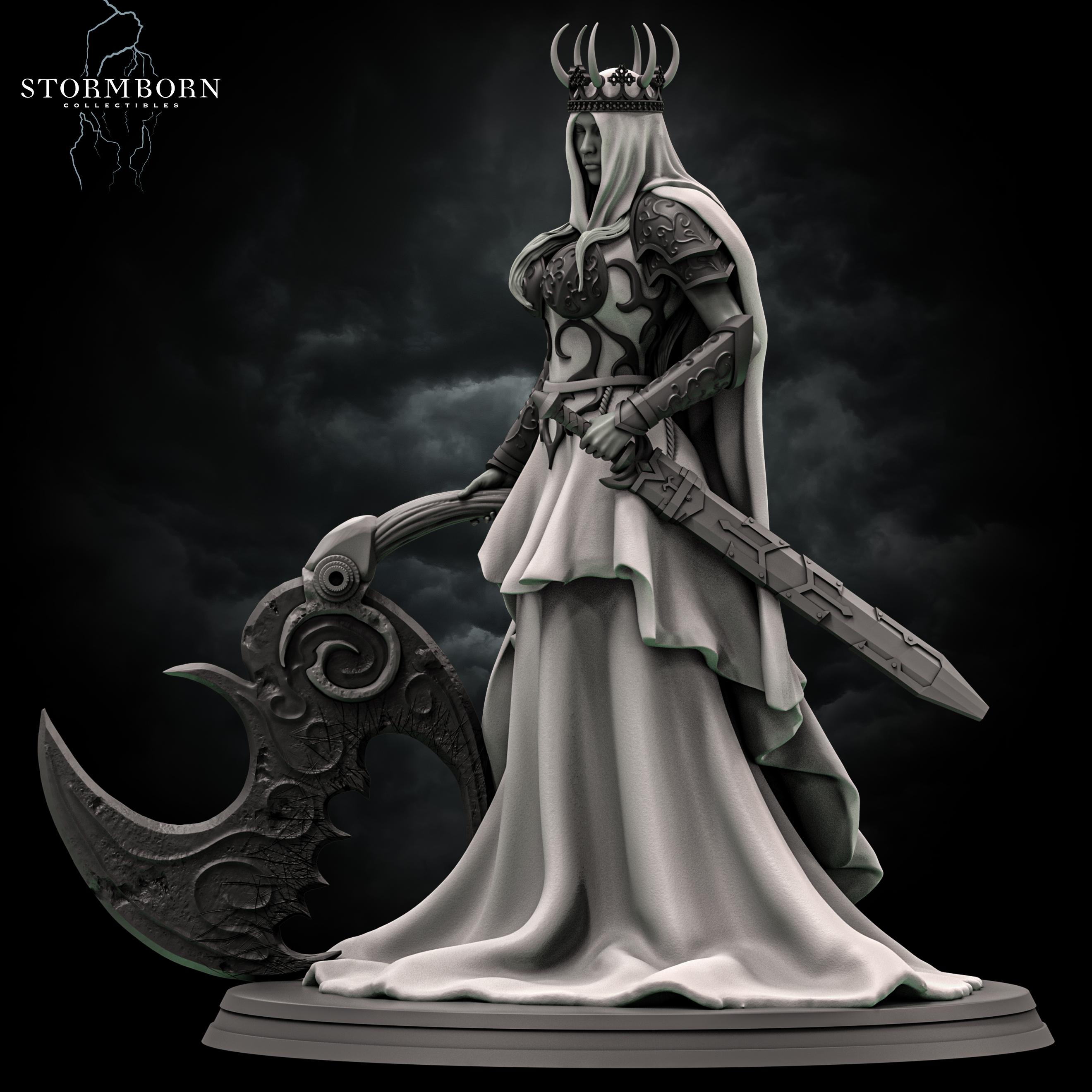 (75mm) Luna, Princess of Ash 3d model