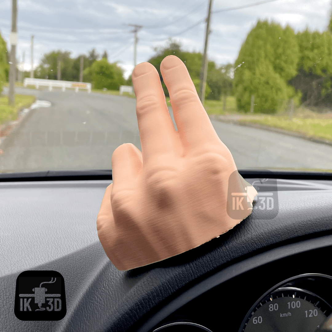 Jeep Wave / Waving Hand Dashoard / Lazy Waver / No Supports 3d model