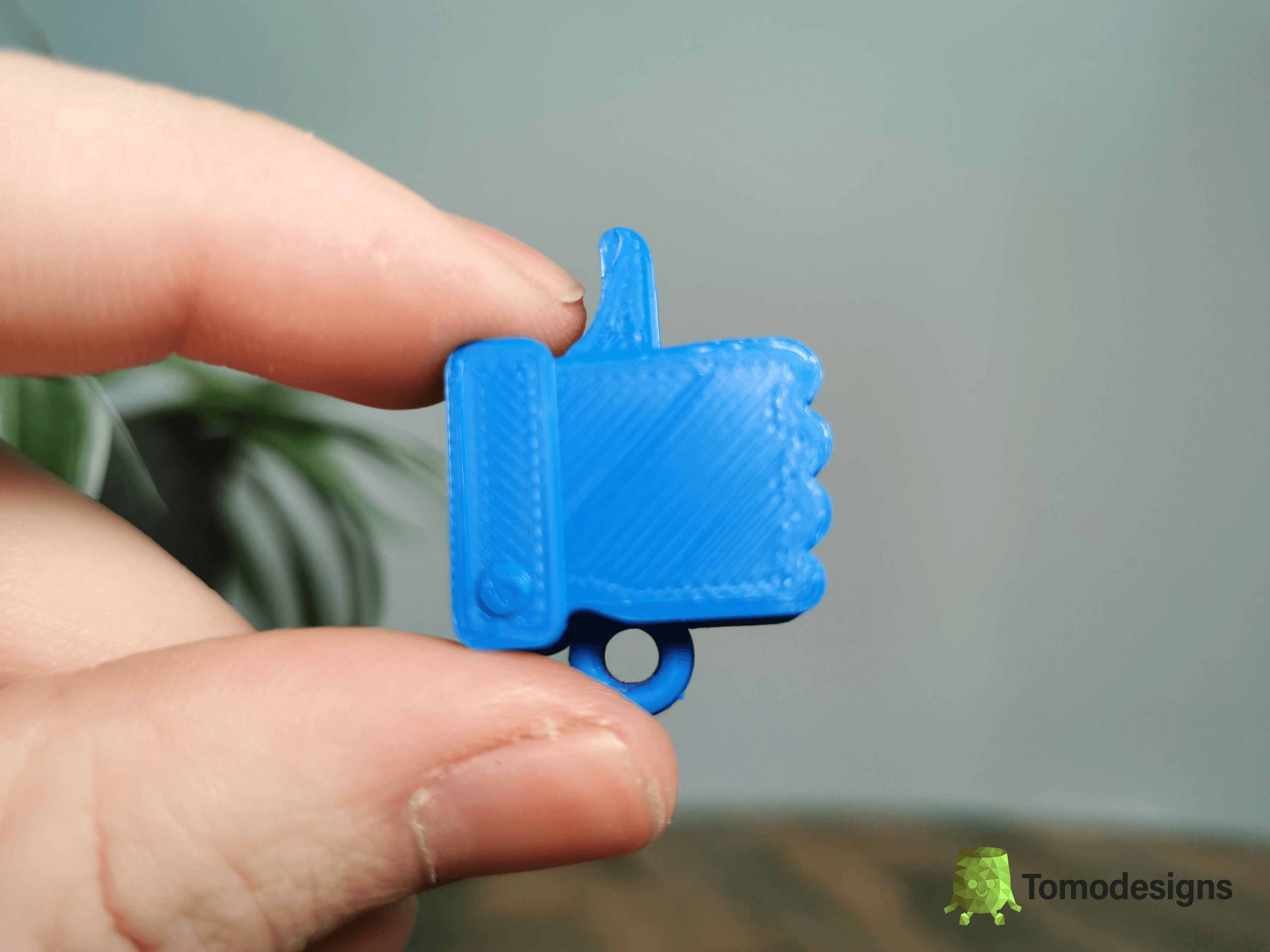 Mini Thumb Up Keychain 3d model