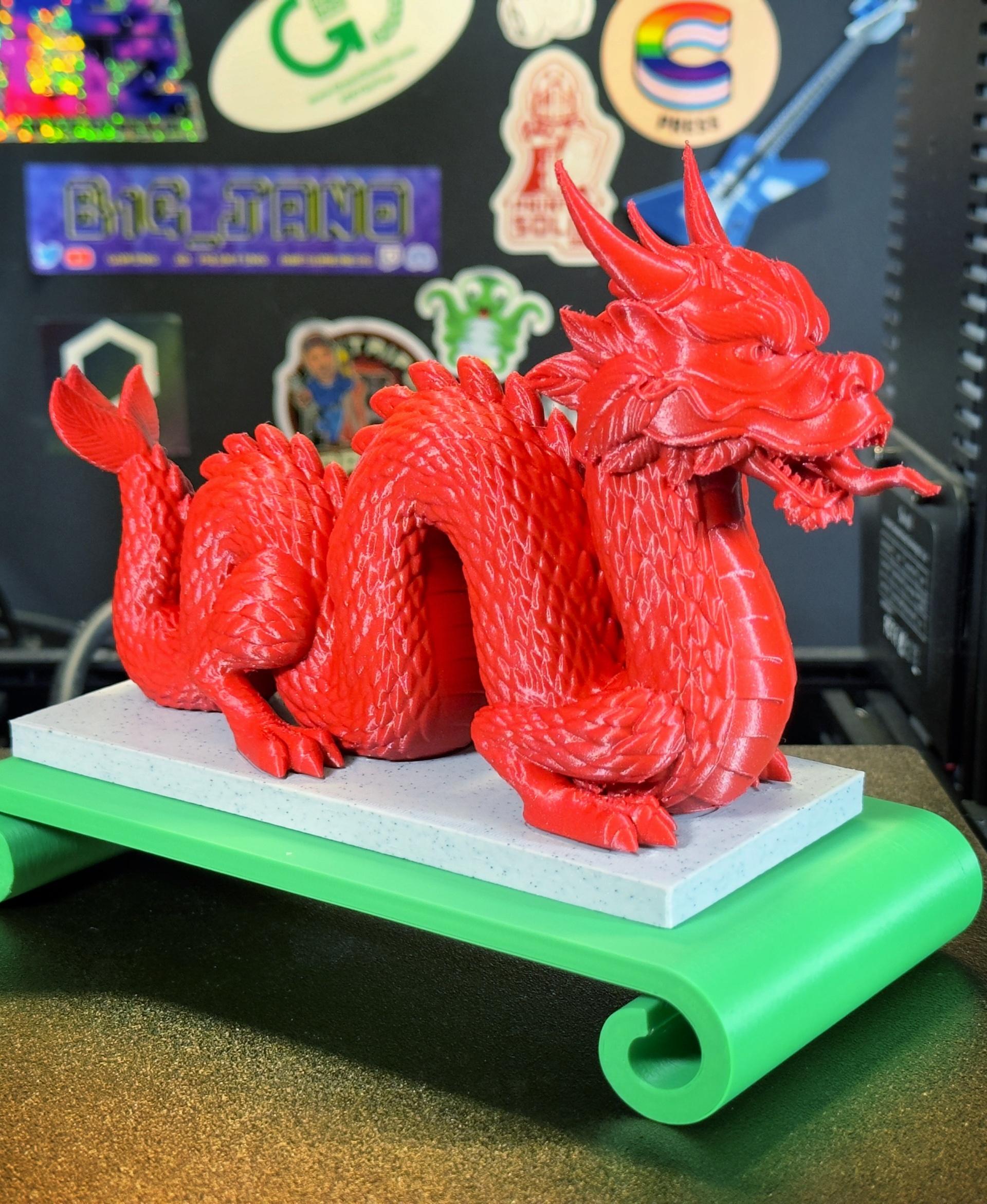 Chinese Dragon -Platform Statue 3d model