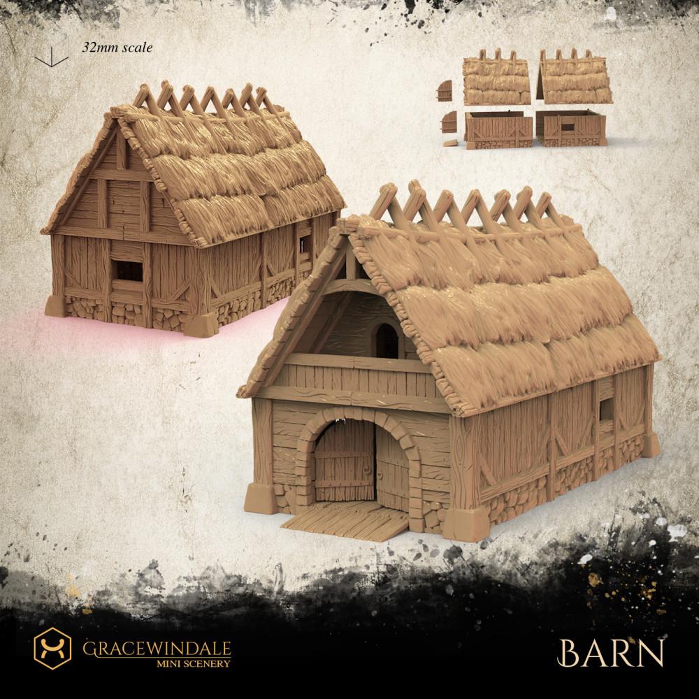 Barn 3d model