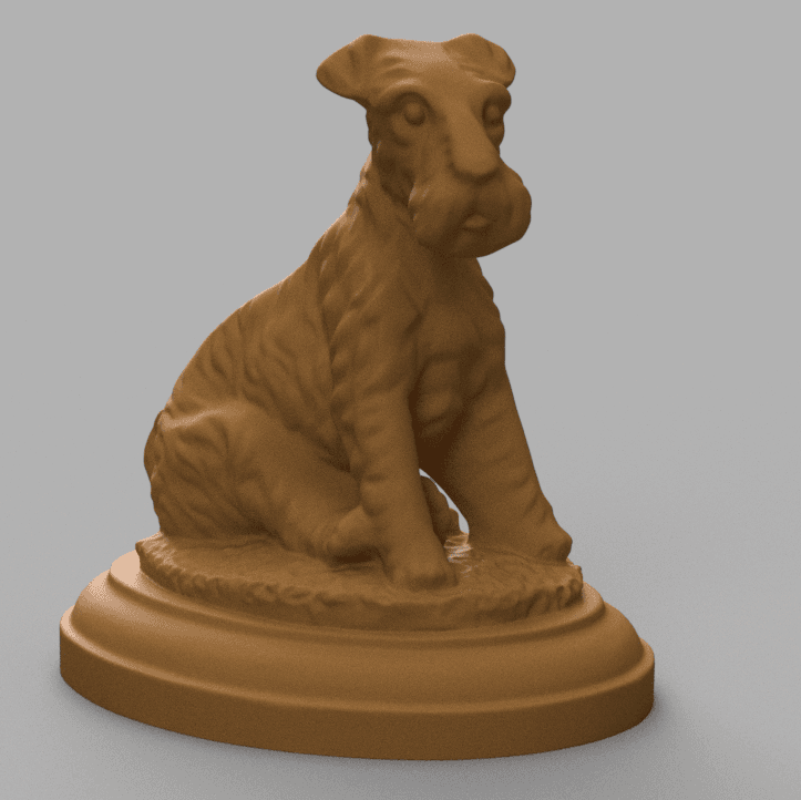 Dog Fox Terrier 3d model