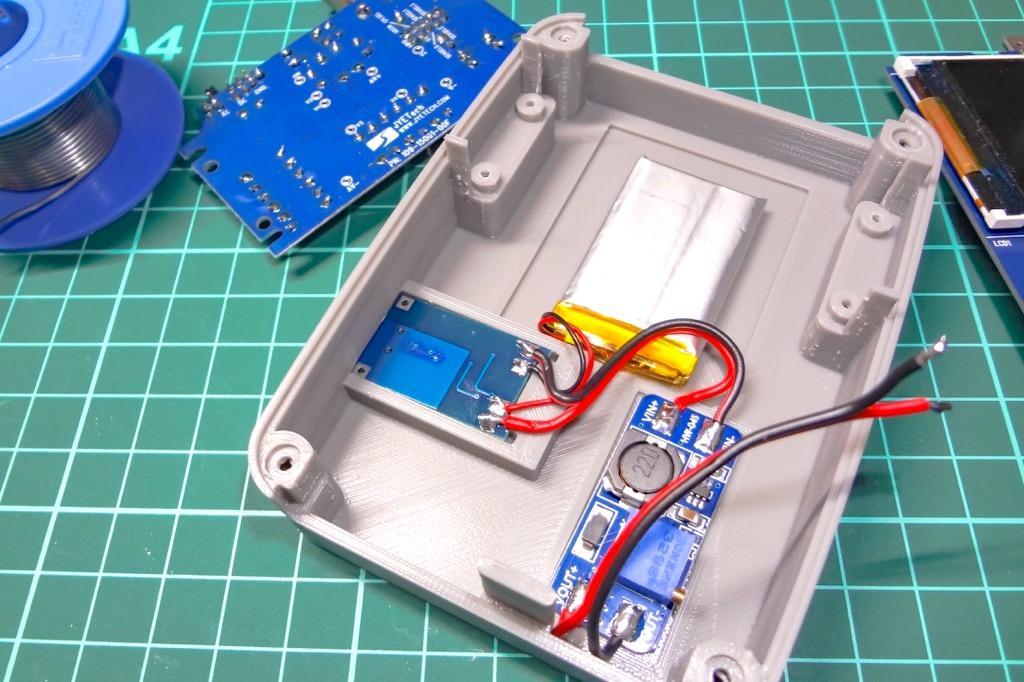 DSO Shell(DSO150) Oscilloscope battery extended bottom 3d model