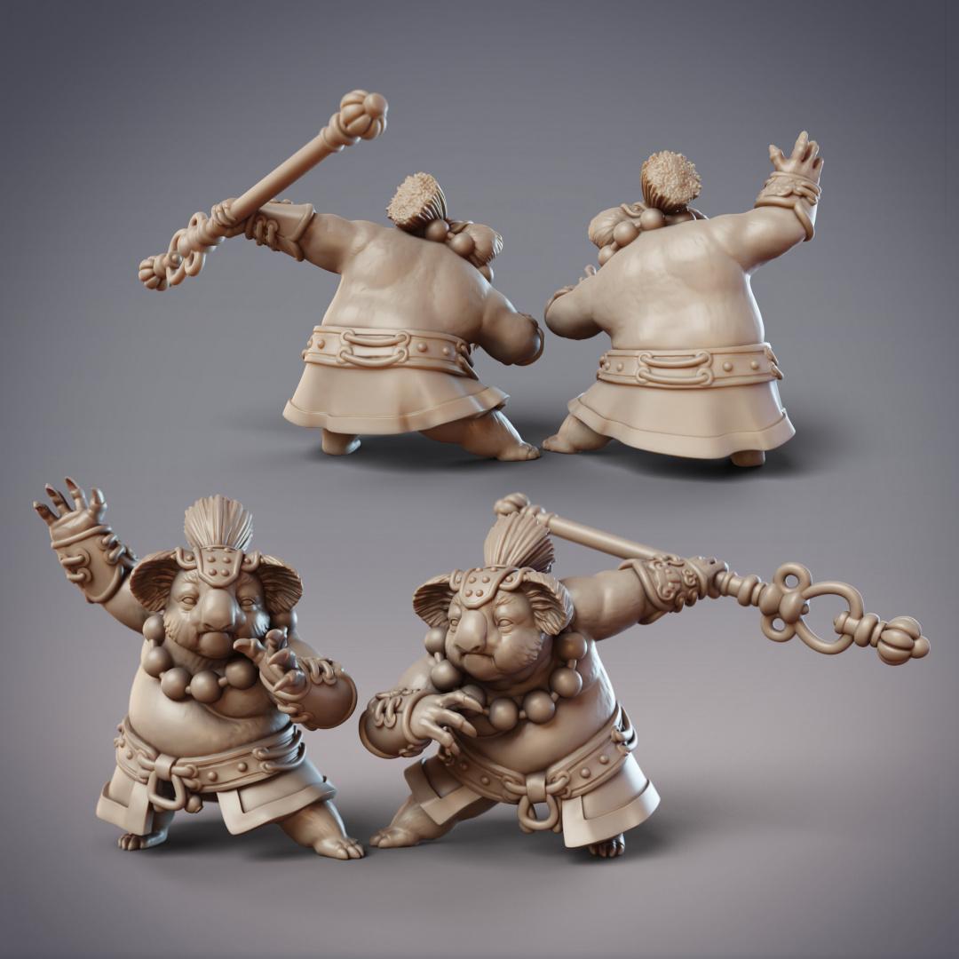 Koalafolk Warriors 2 Pack - Gulamany Nisturu (Pre-supported) 3d model