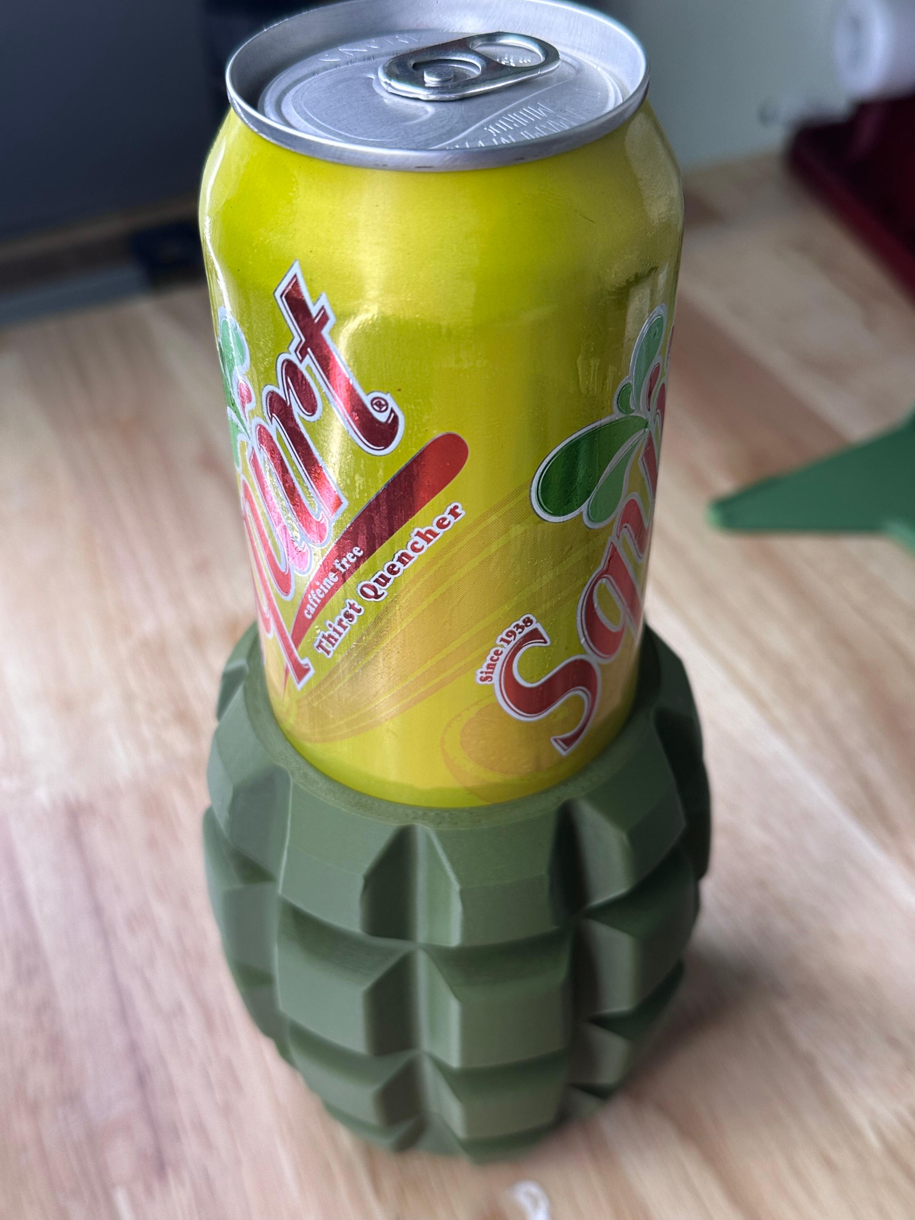 Pineapple Grenade Can Cup - An Explosive can cup to rule them all 3d model