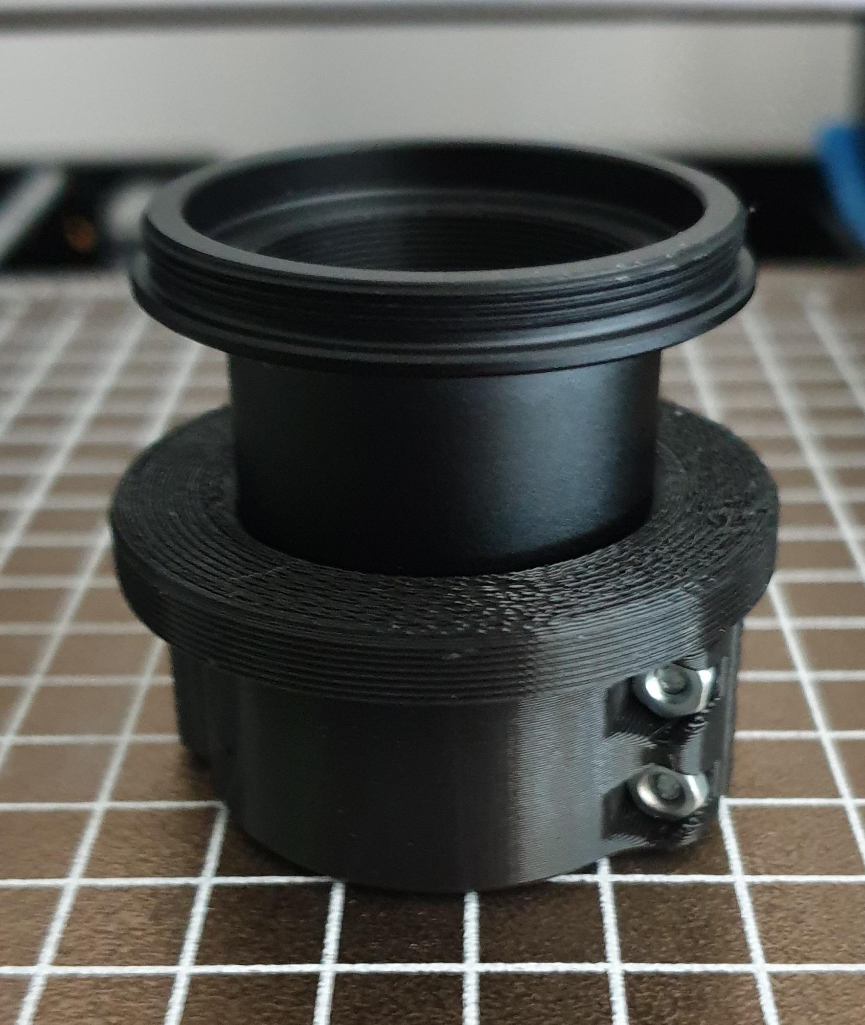 8x50 finder scope adaptor to 1.25in 3d model