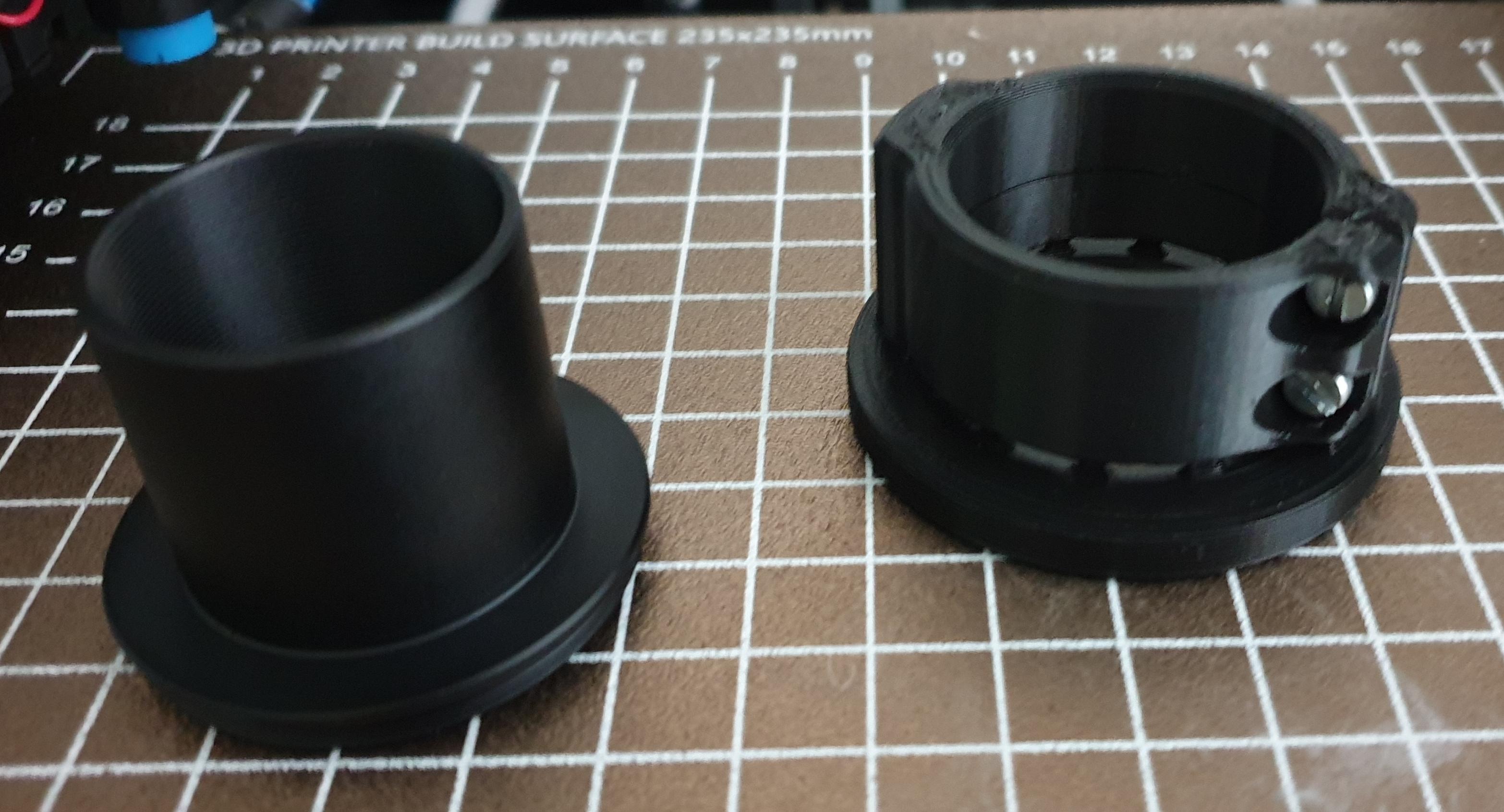 8x50 finder scope adaptor to 1.25in 3d model