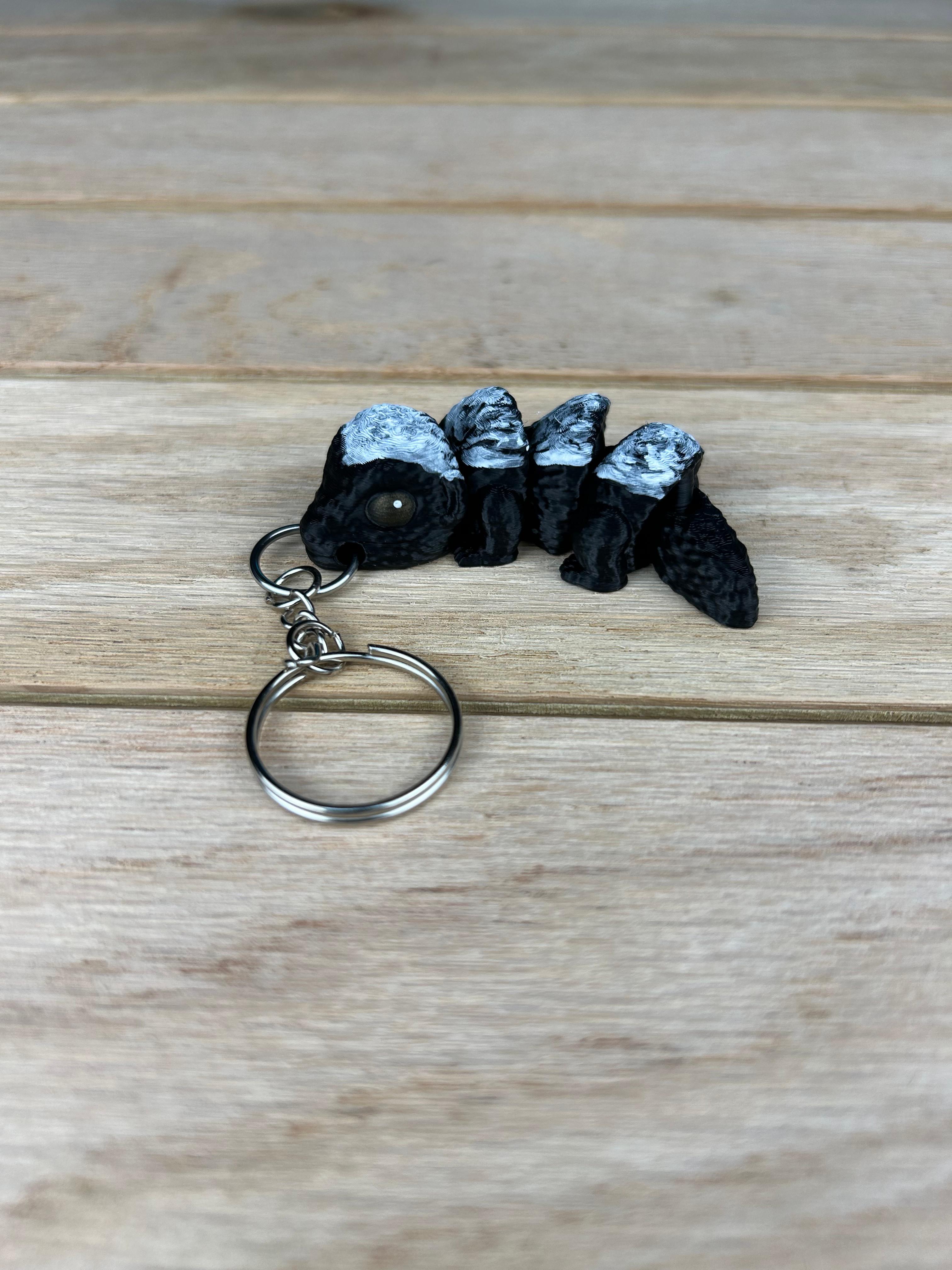 Honey Badger Keychain 3d model