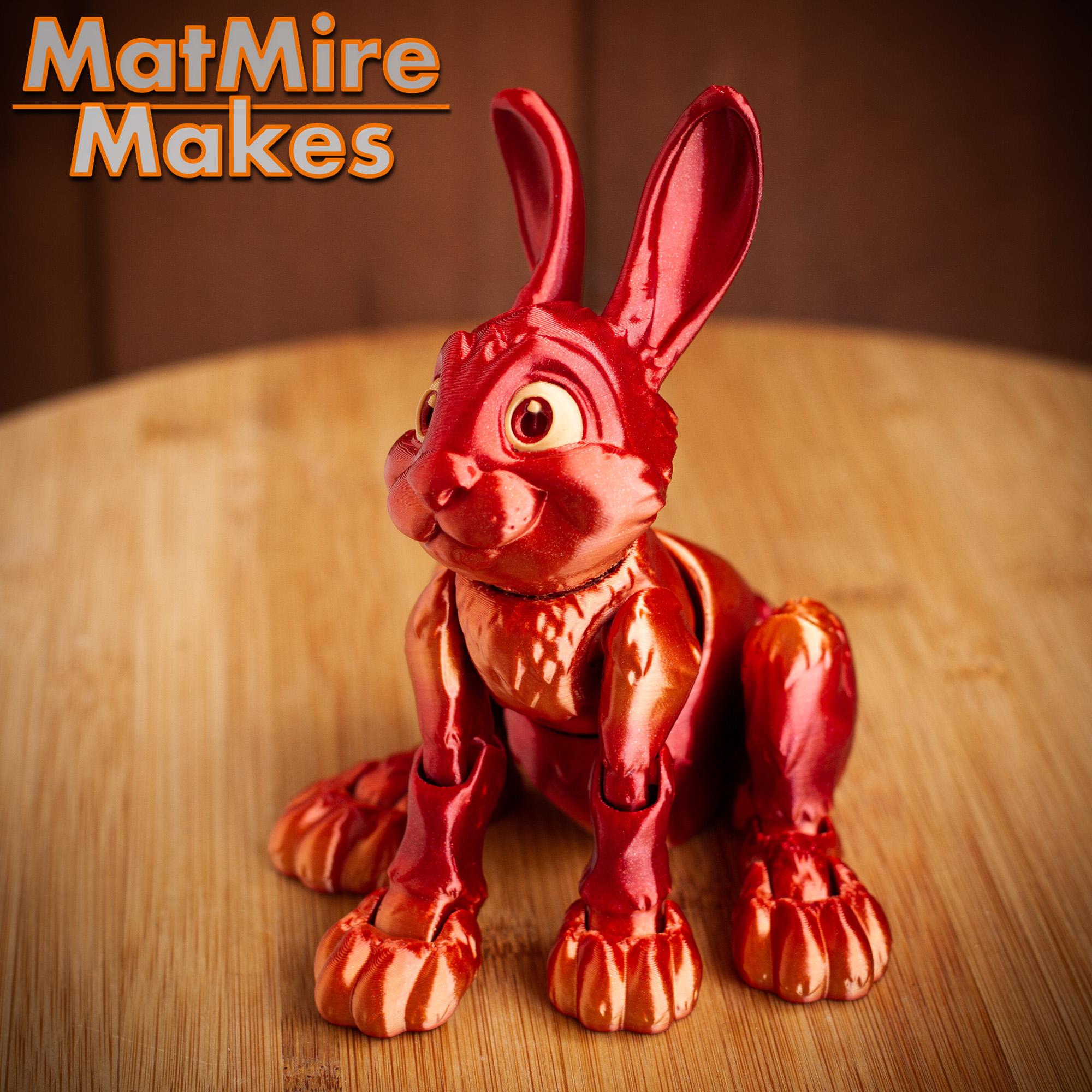 Bunny Rabbit - Articulated Figure 3d model