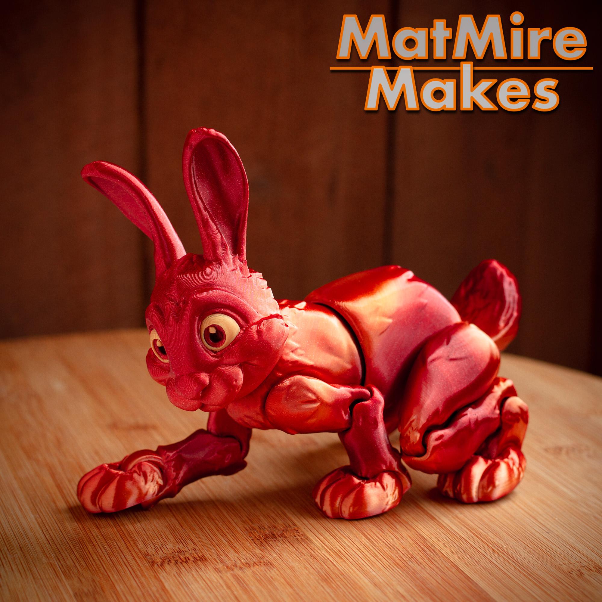 Bunny Rabbit - Articulated Figure 3d model