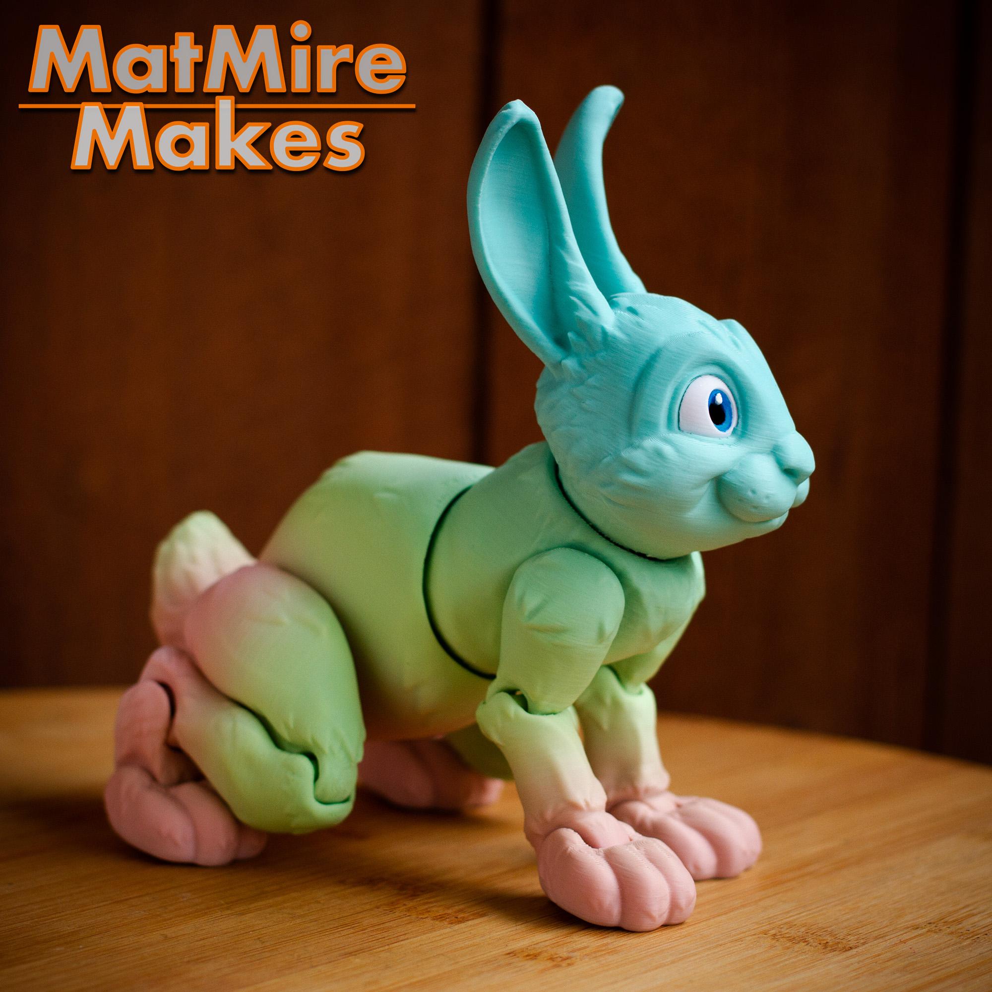 Bunny Rabbit - Articulated Figure 3d model