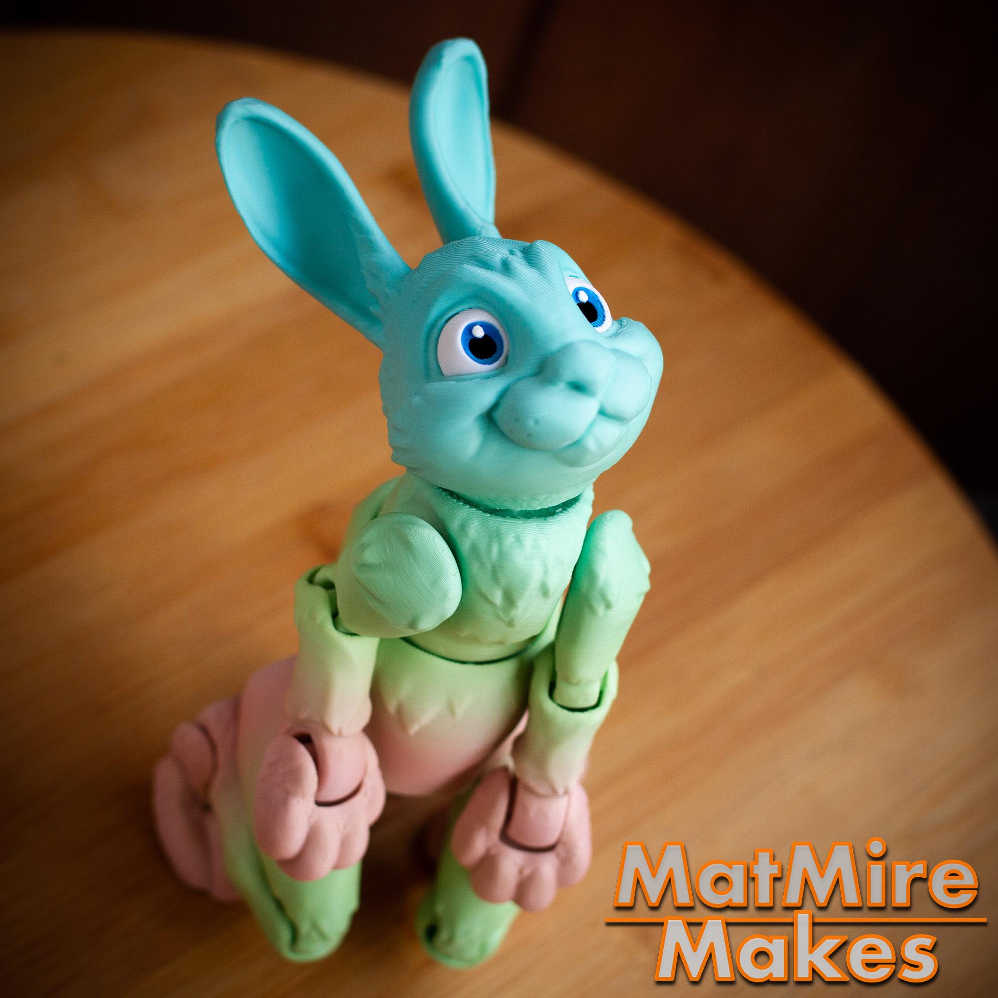 Bunny Rabbit - Articulated Figure 3d model