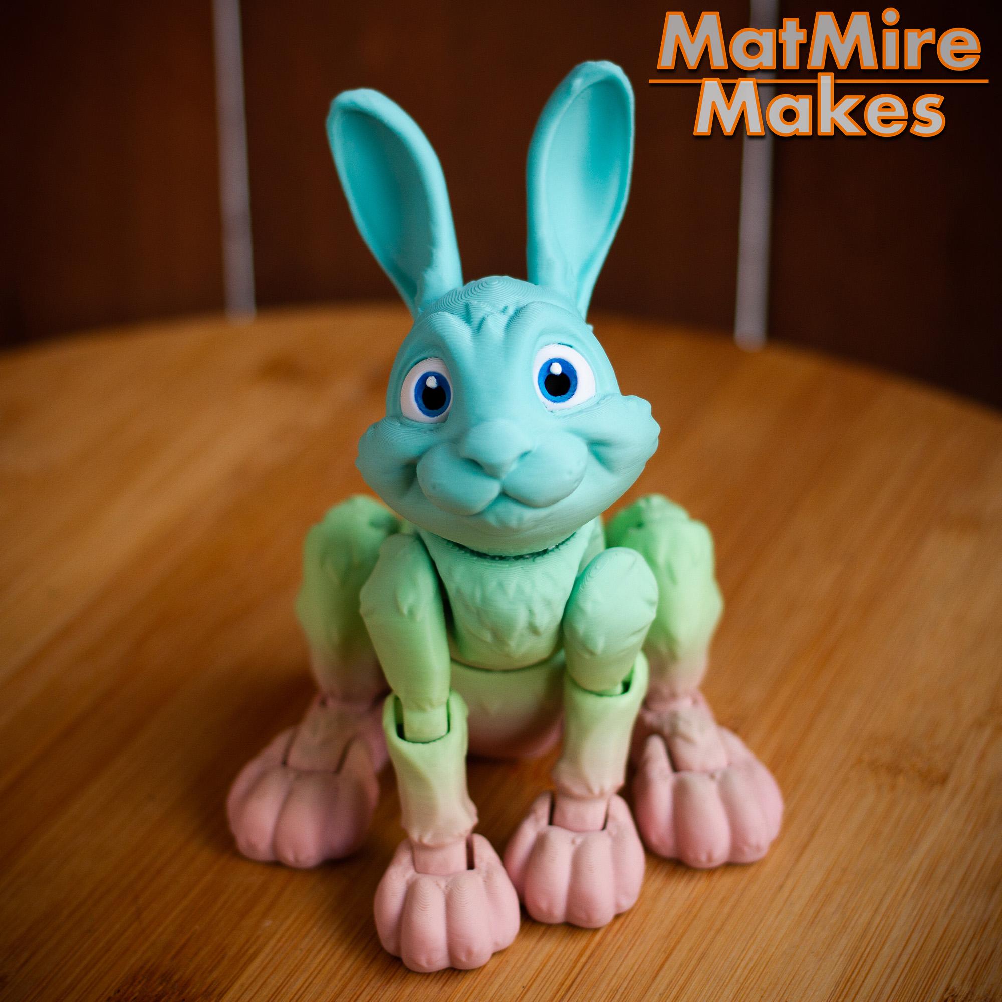 Bunny Rabbit - Articulated Figure 3d model