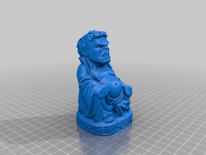 The Incredible Hulk | The Original Pop-Culture Buddha 3d model