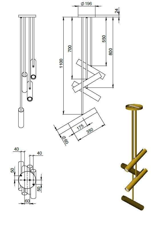 28061 Hillary lamp 4 3d model