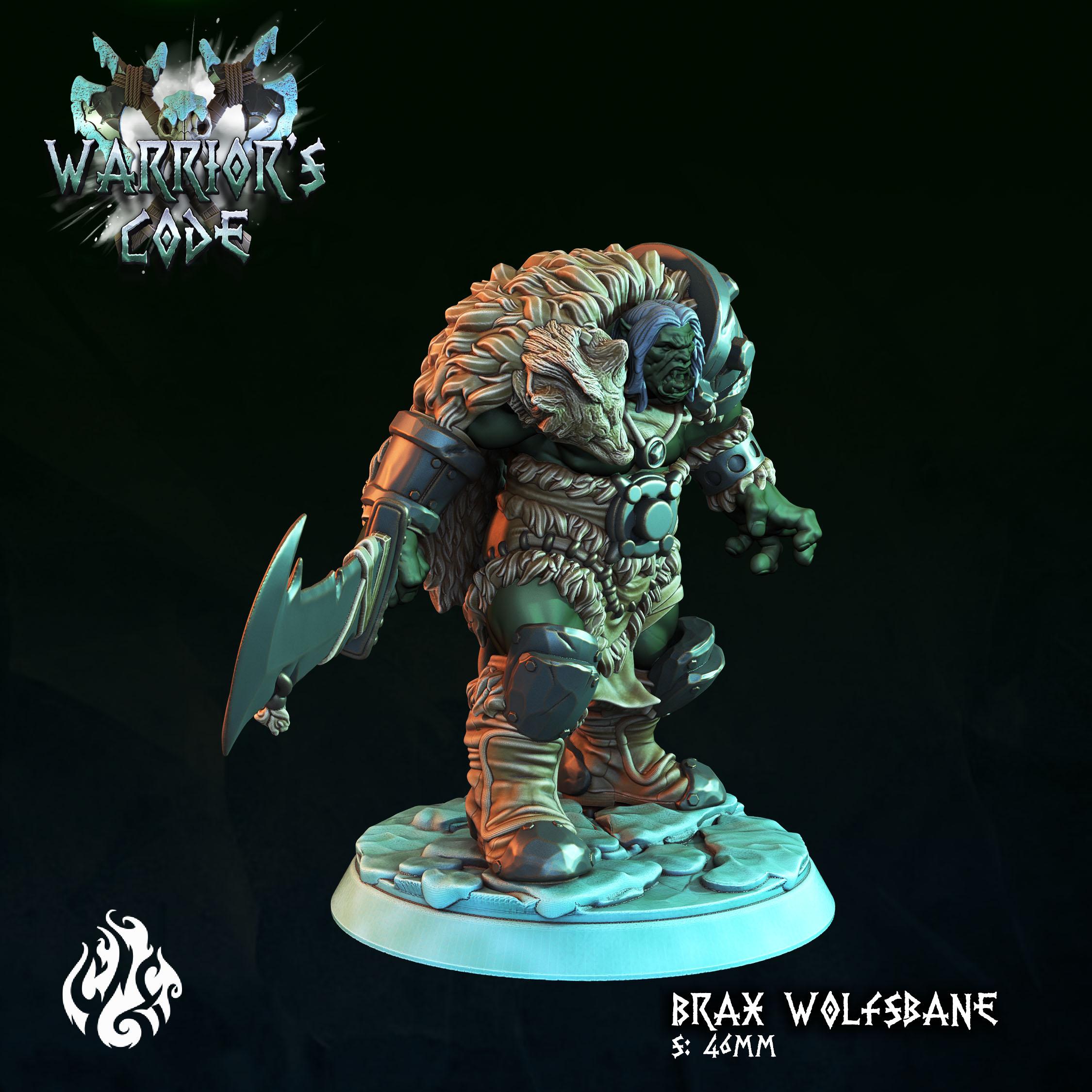 Brax Wolfsbane, Orc Hero 3d model